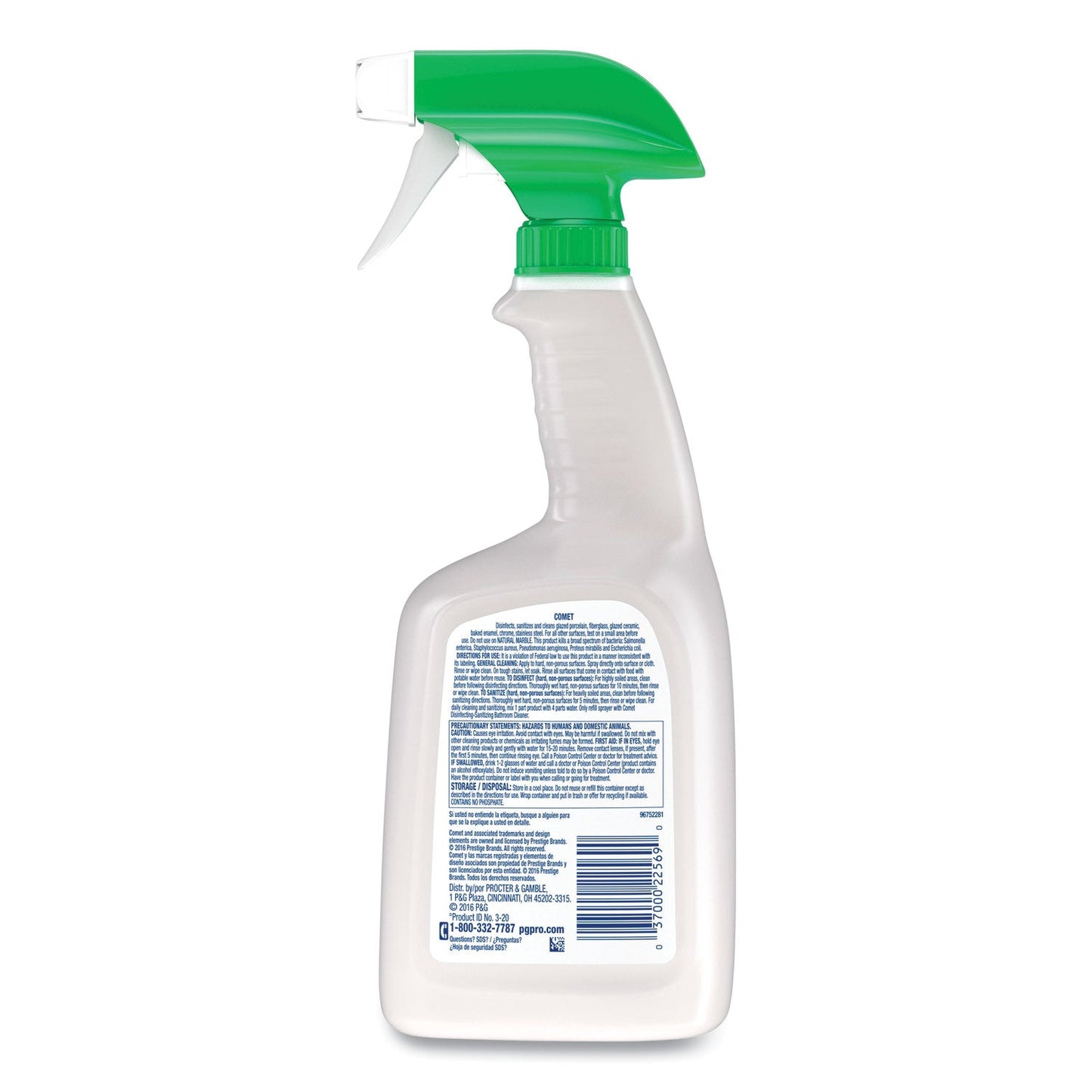Disinfecting-Sanitizing Bathroom Cleaner, 32 oz Trigger Spray Bottle - OrderMe