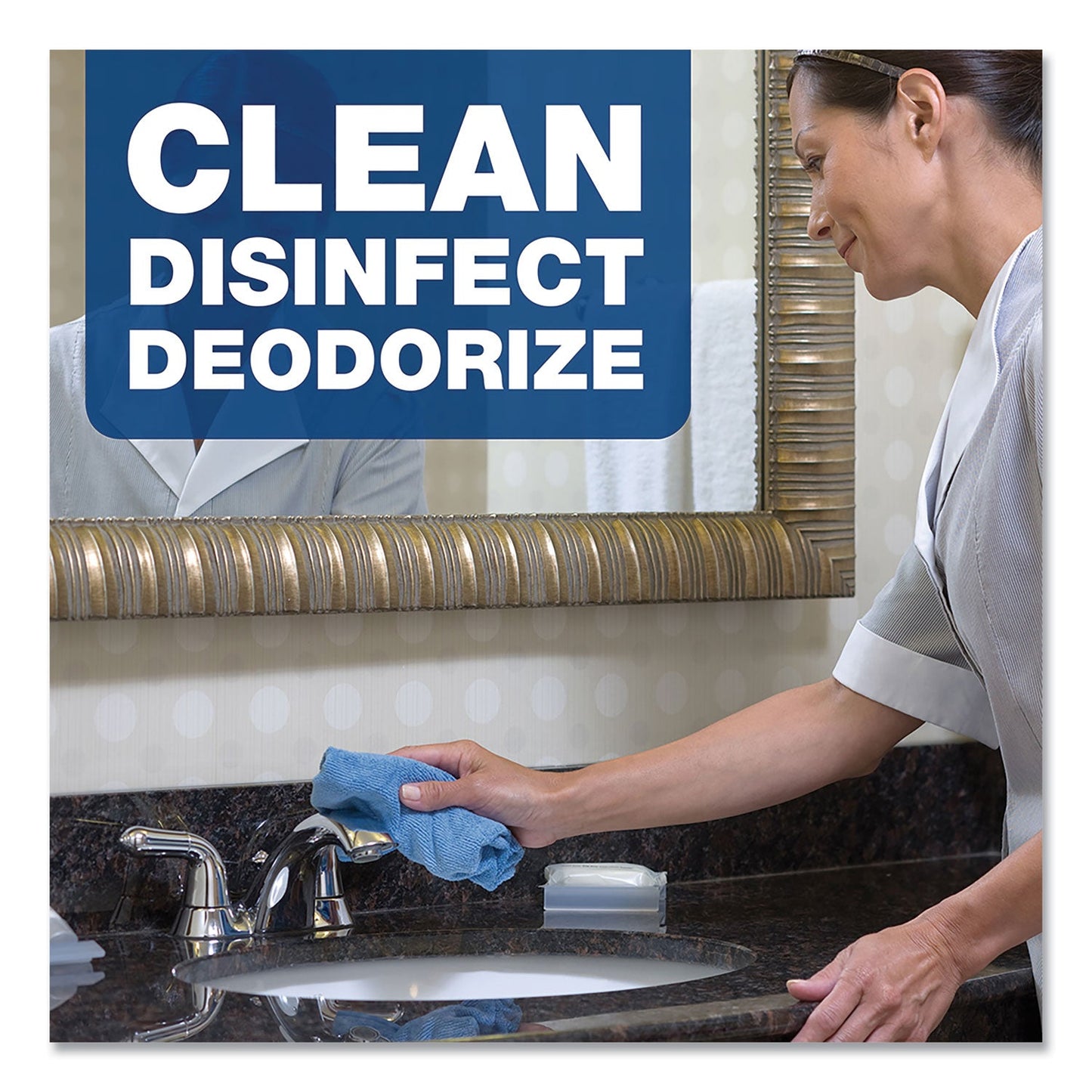 Disinfecting-Sanitizing Bathroom Cleaner, One Gallon Bottle, 3/Carton - OrderMe