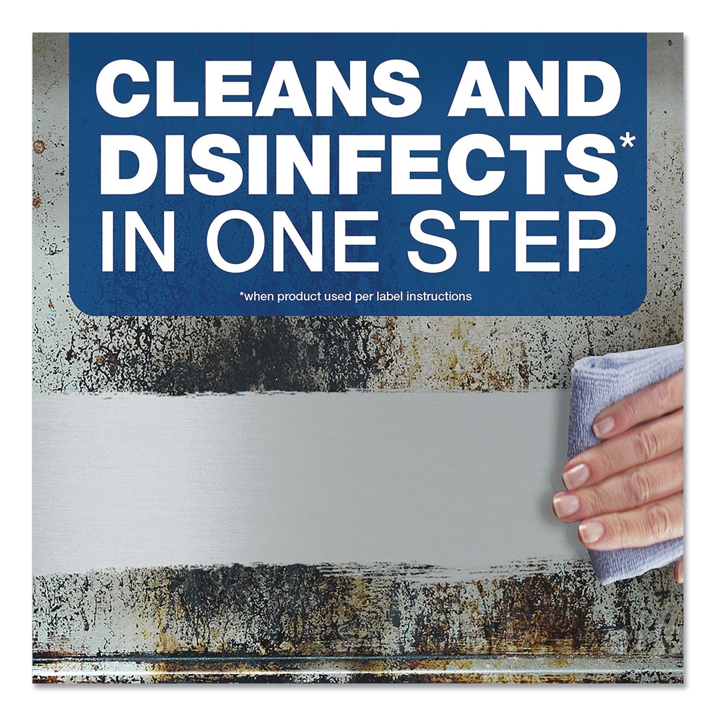 Disinfecting All-Purpose Spray and Glass Cleaner, Fresh Scent, 1 gal Bottle, 3/Carton - OrderMe