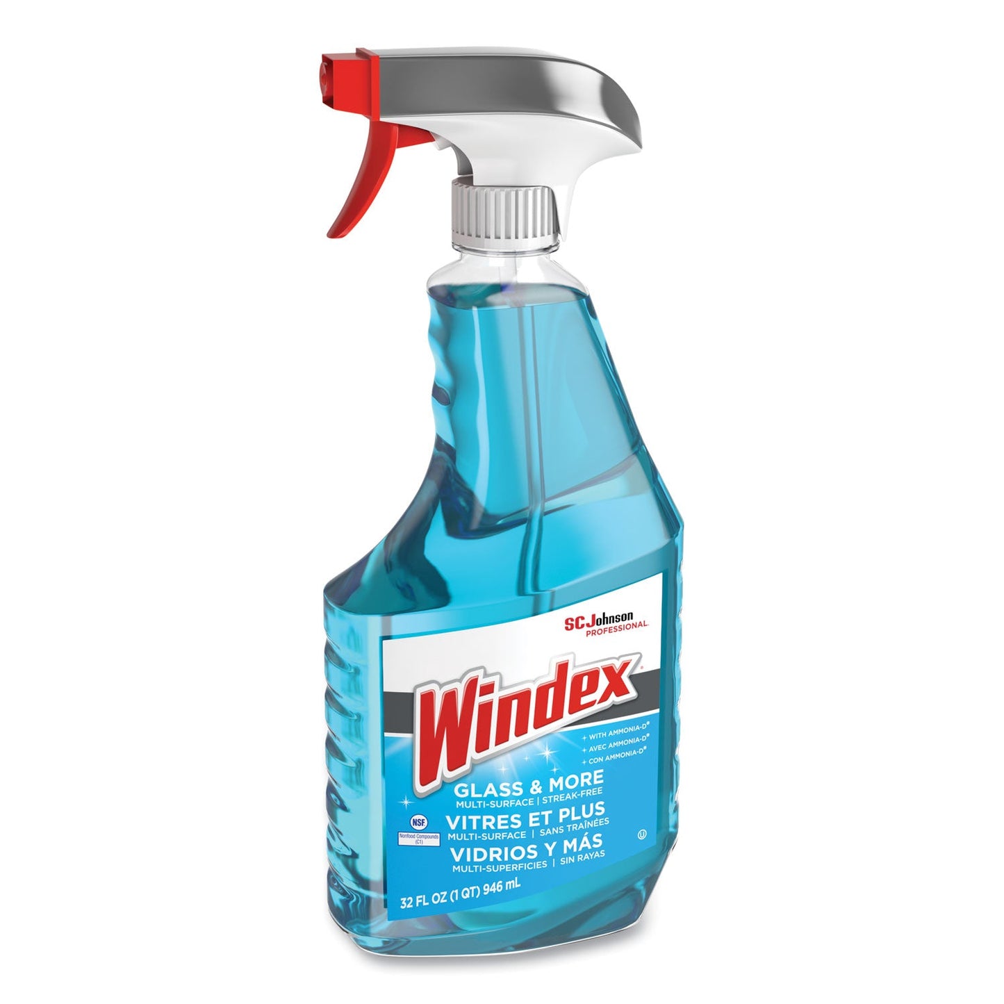 Ammonia-D Glass Cleaner, Fresh, 32 oz Spray Bottle - OrderMe