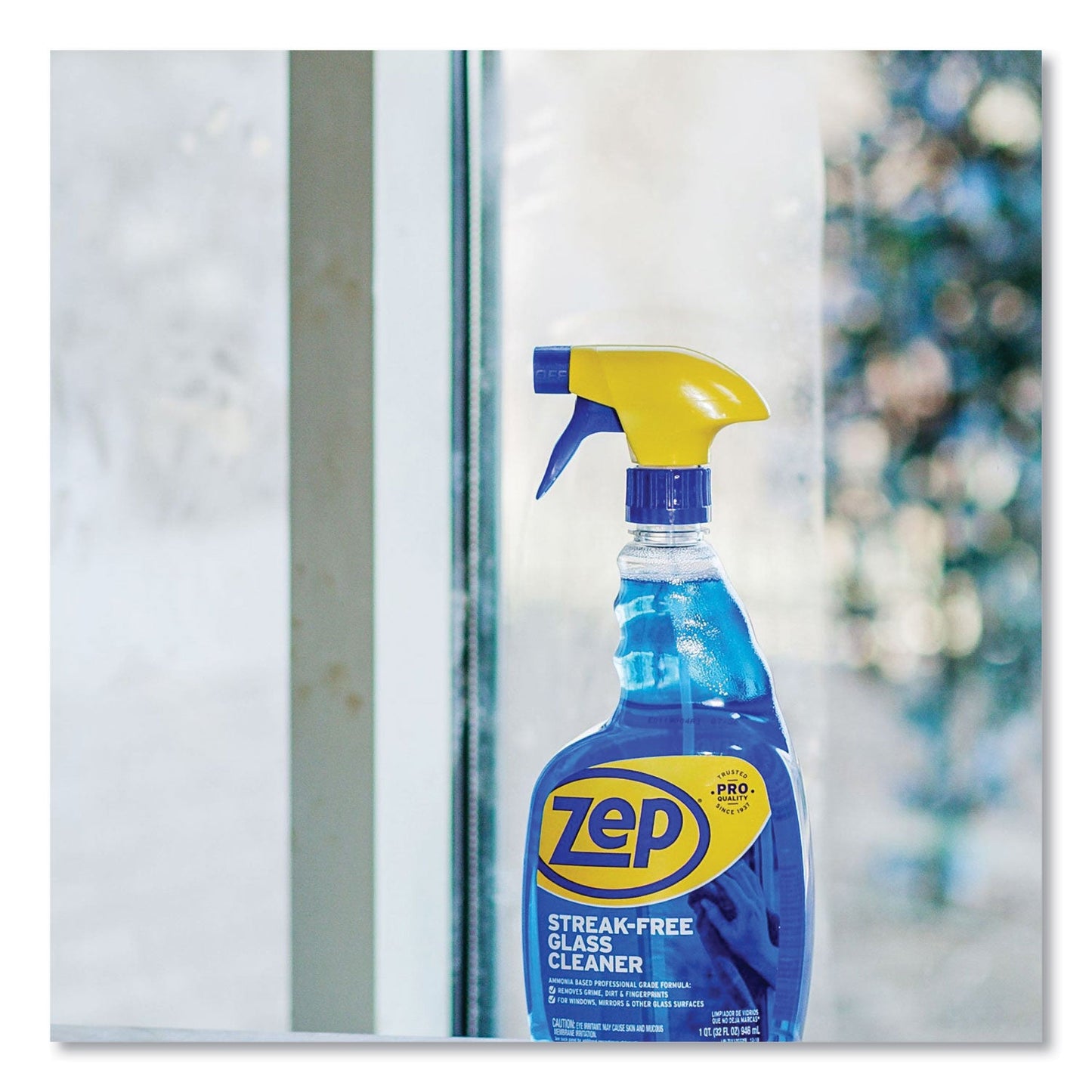 Streak-Free Glass Cleaner, Pleasant Scent, 32 oz Spray Bottle, 12/Carton - OrderMe