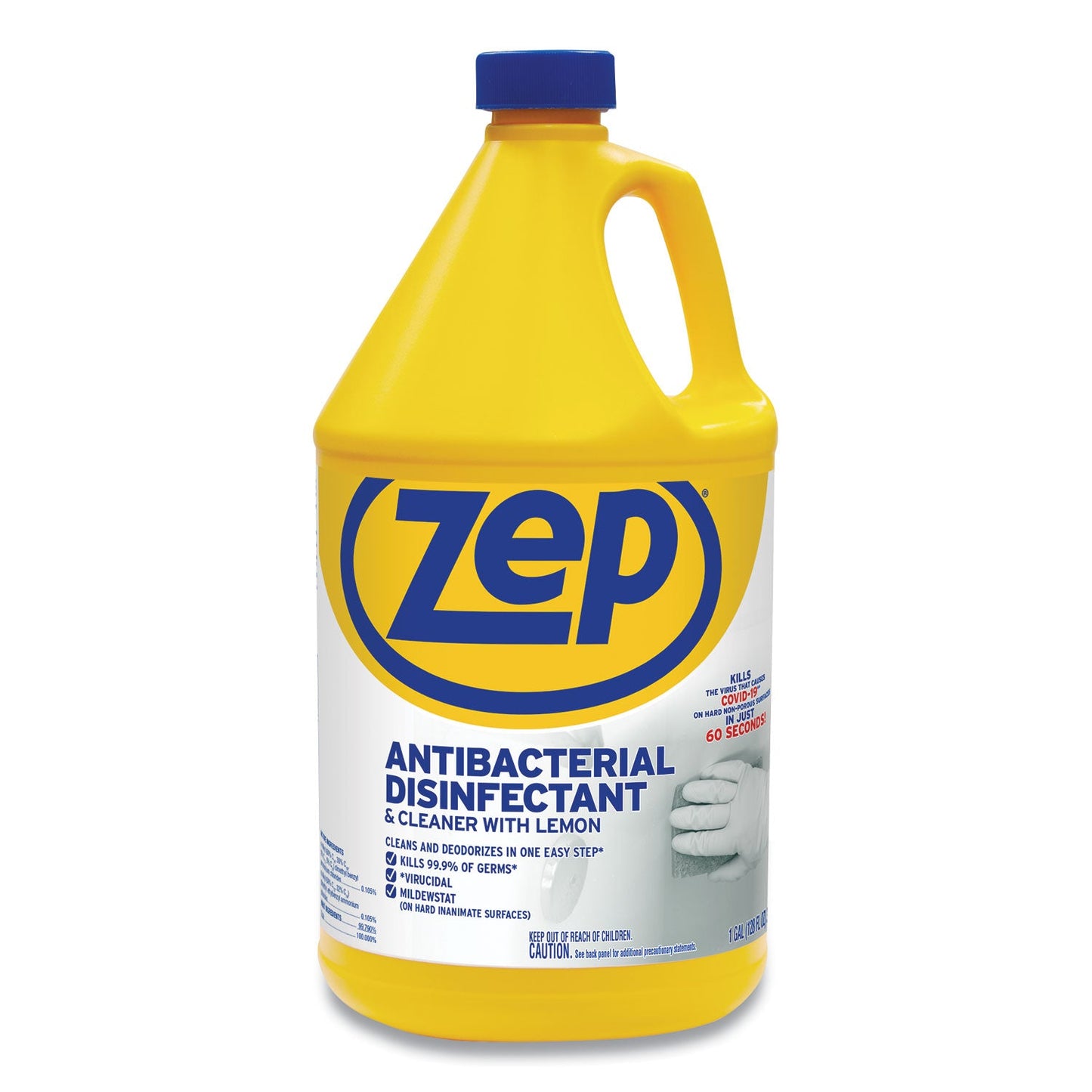 Antibacterial Disinfectant, Lemon Scent, 1 gal, 4/Carton - OrderMe