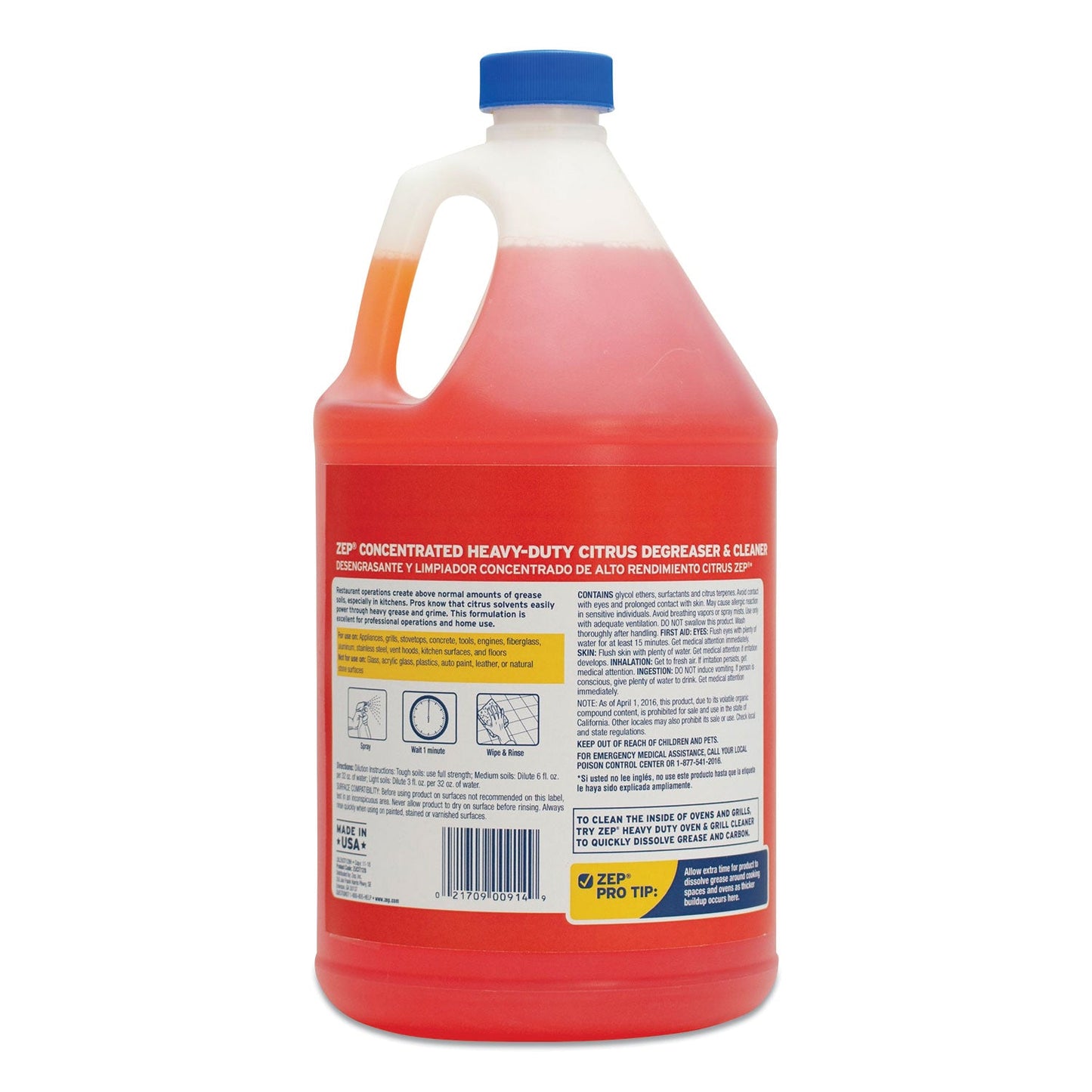 Cleaner and Degreaser, 1 gal Bottle, 4/Carton - OrderMe