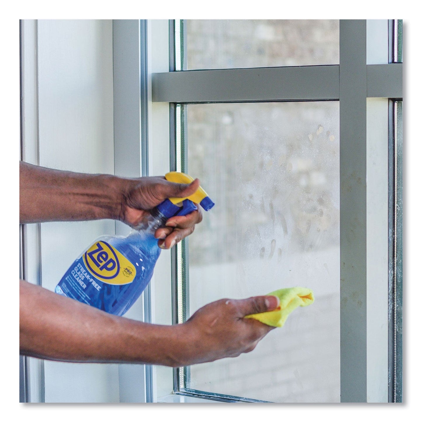 Streak-Free Glass Cleaner, Pleasant Scent, 32 oz Spray Bottle - OrderMe