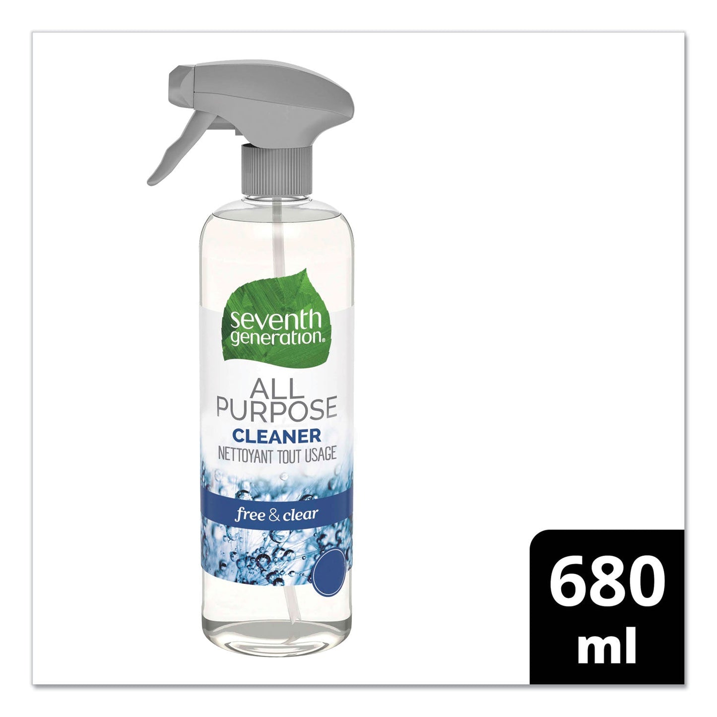 Natural All-Purpose Cleaner, Free and Clear/Unscented, 23 oz Trigger Spray Bottle - OrderMe
