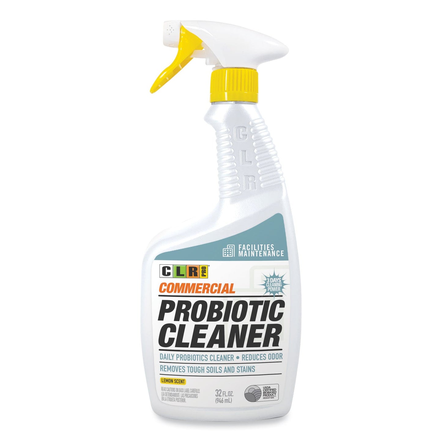 Commercial Probiotic Cleaner, Lemon Scent, 32 oz Spray Bottle, 6/Carton - OrderMe