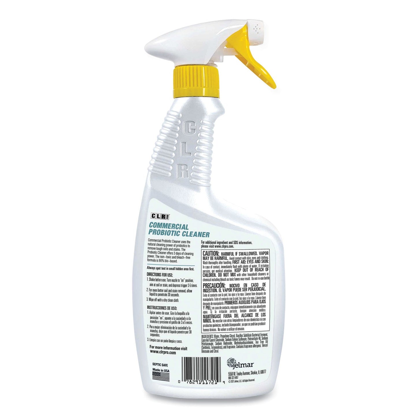 Commercial Probiotic Cleaner, Lemon Scent, 32 oz Spray Bottle, 6/Carton - OrderMe