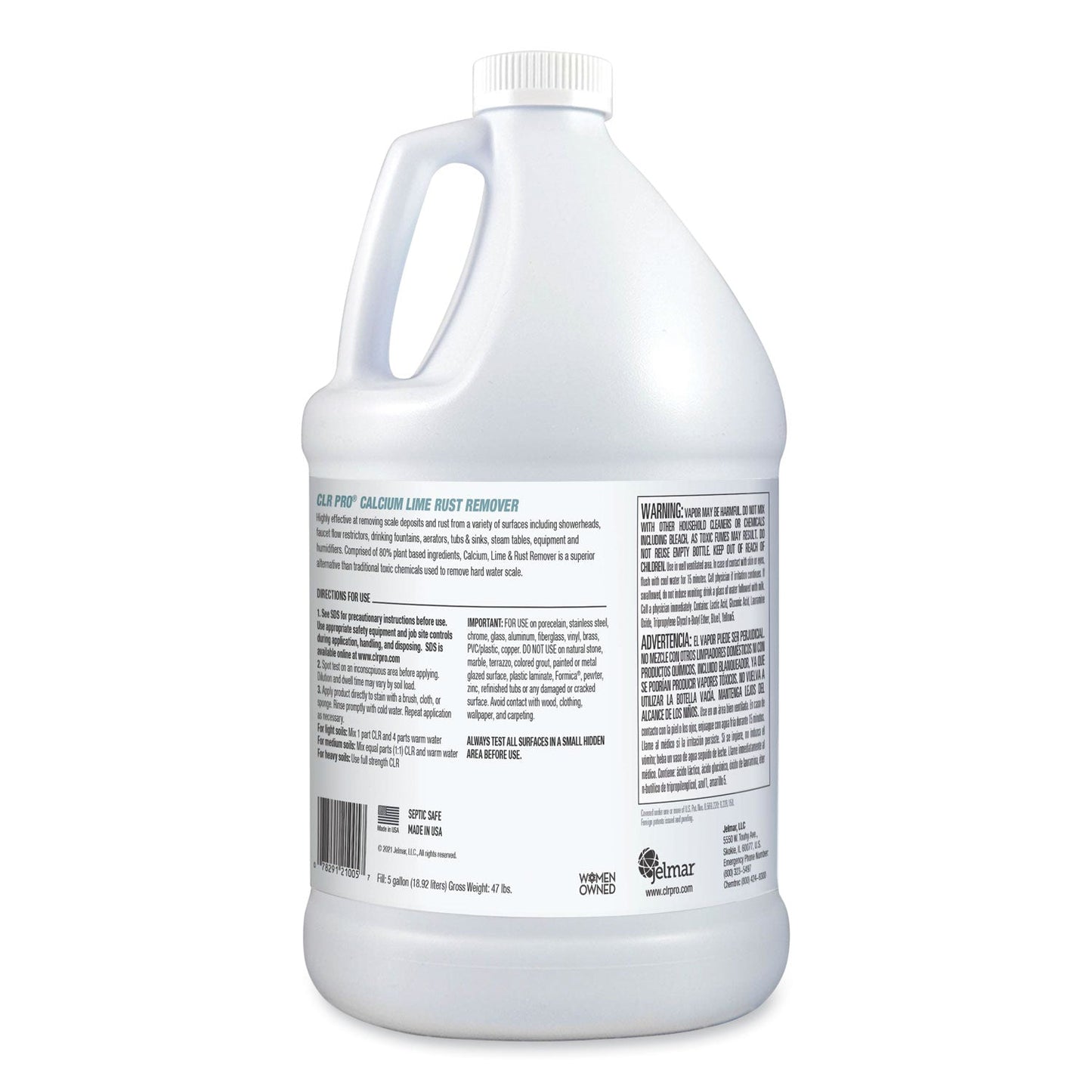 Calcium, Lime and Rust Remover, 1 gal Bottle, 4/Carton - OrderMe