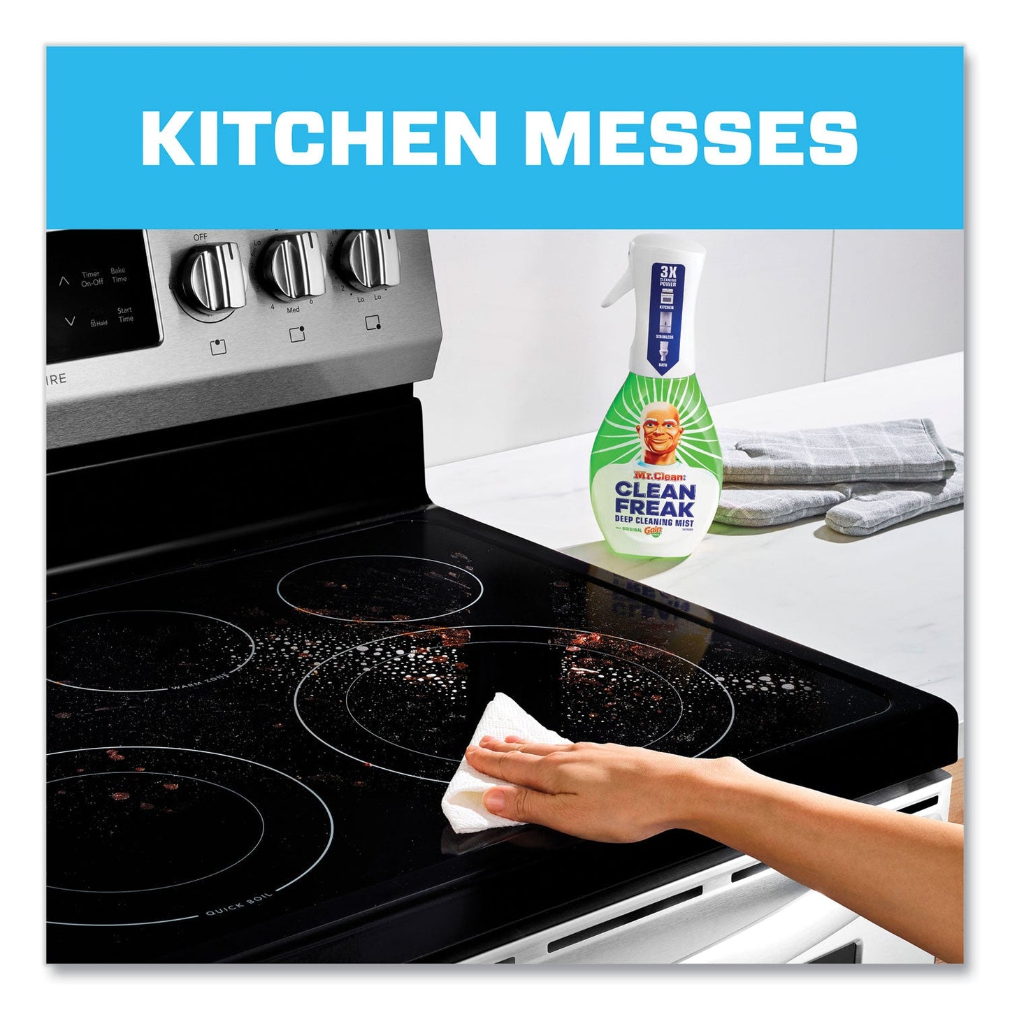 Clean Freak Deep Cleaning Mist Multi-Surface Spray, Gain Original, 16 oz Spray Bottle - OrderMe
