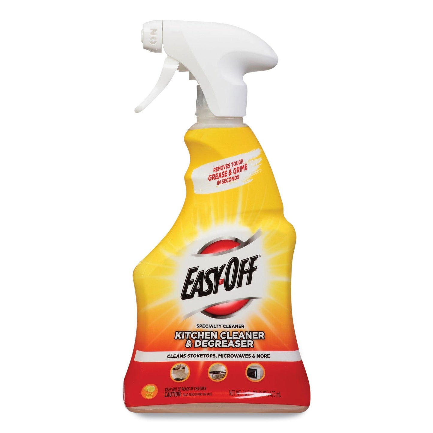 Kitchen Degreaser, Lemon Scent, 16 oz Spray Bottle - OrderMe