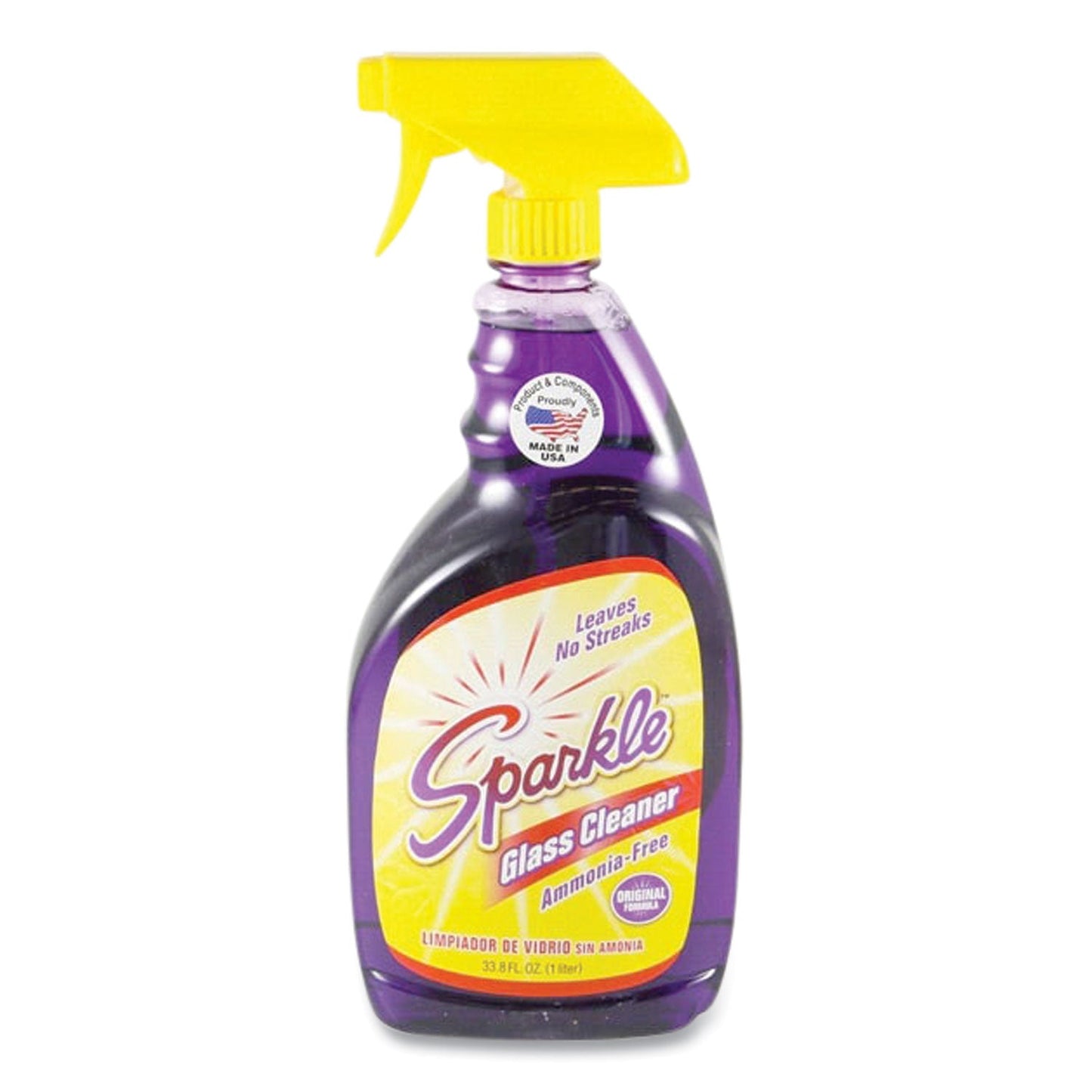 Glass Cleaner, 33.8 oz Spray Bottle, 12/Carton - OrderMe