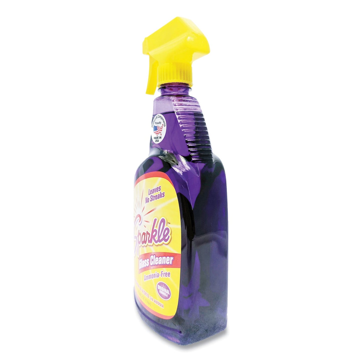 Glass Cleaner, 33.8 oz Spray Bottle, 12/Carton - OrderMe
