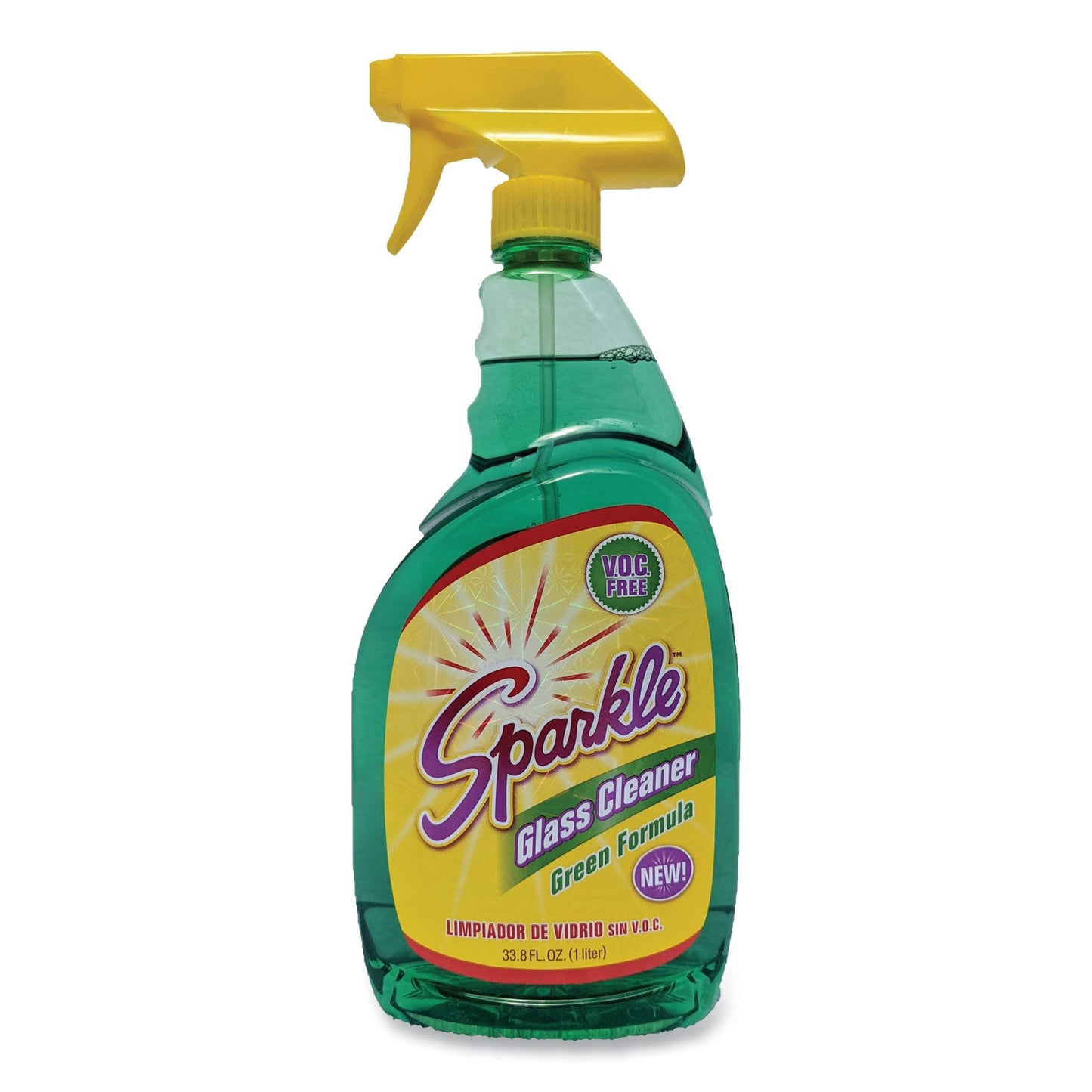 Green Formula Glass Cleaner, 33.8 oz Bottle, 12/Carton - OrderMe