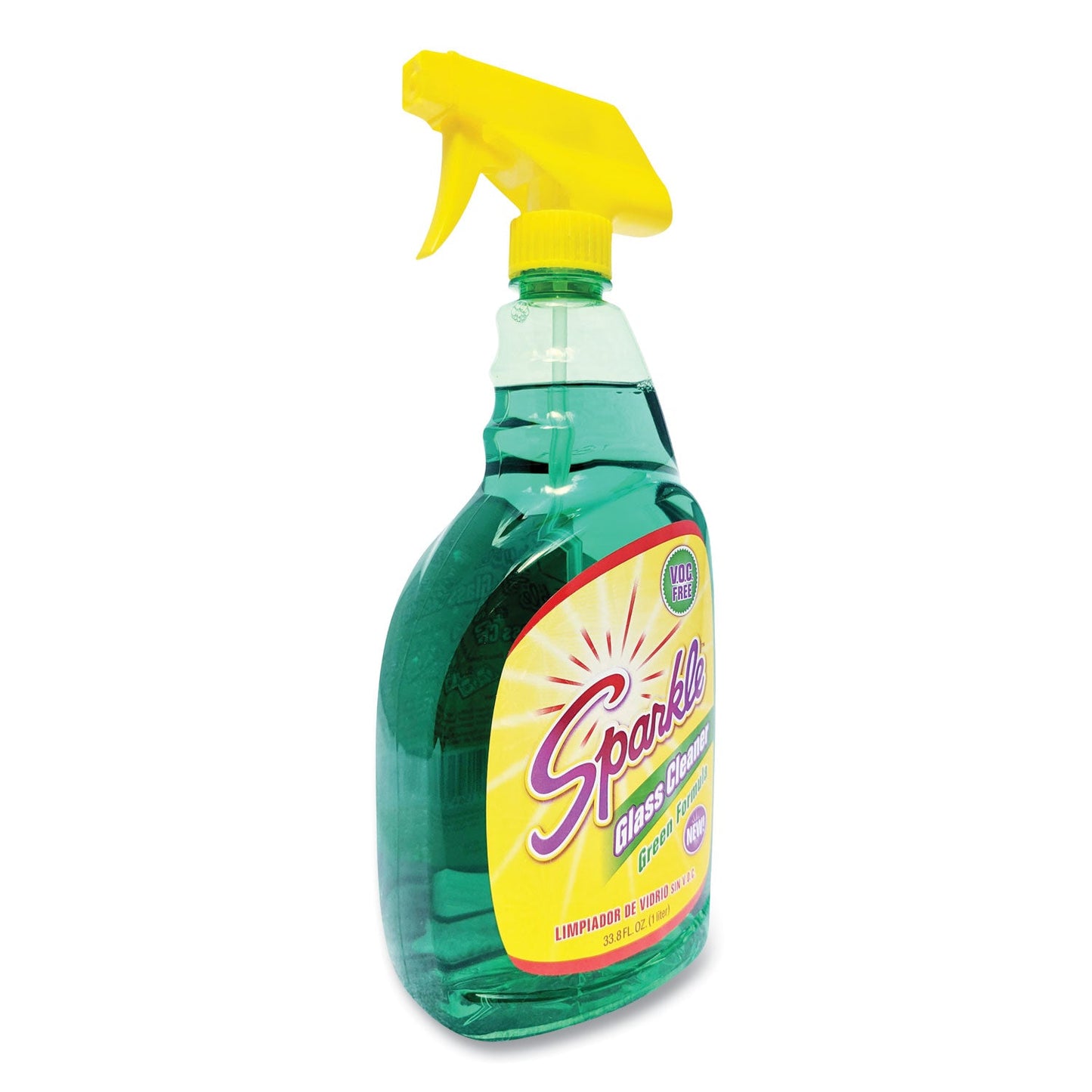 Green Formula Glass Cleaner, 33.8 oz Bottle, 12/Carton - OrderMe