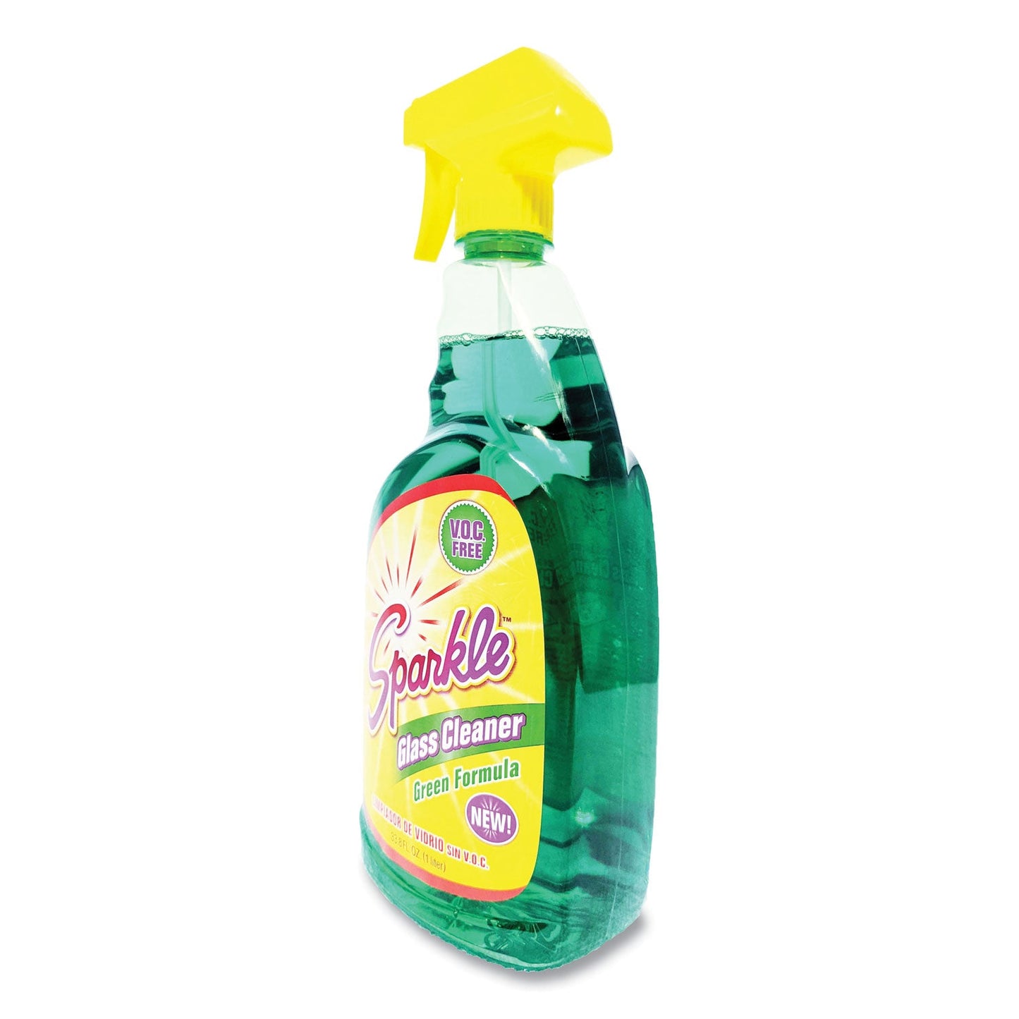 Green Formula Glass Cleaner, 33.8 oz Bottle, 12/Carton - OrderMe