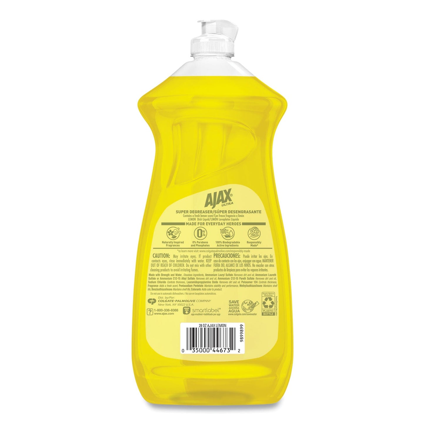 Dish Detergent, Lemon Scent, 28 oz Bottle - OrderMe