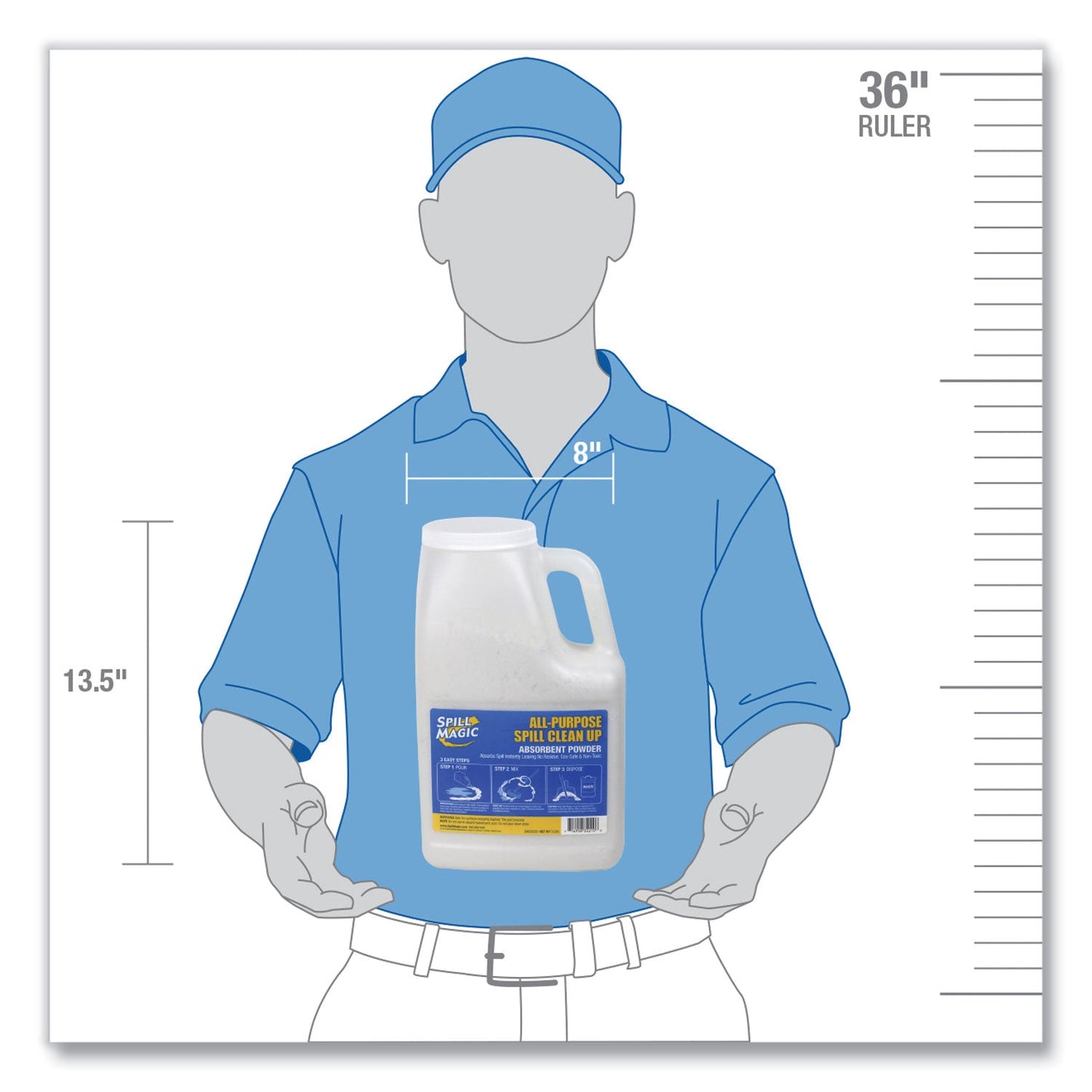 Sorbent, 4 qt, 3 lb Bottle - OrderMe