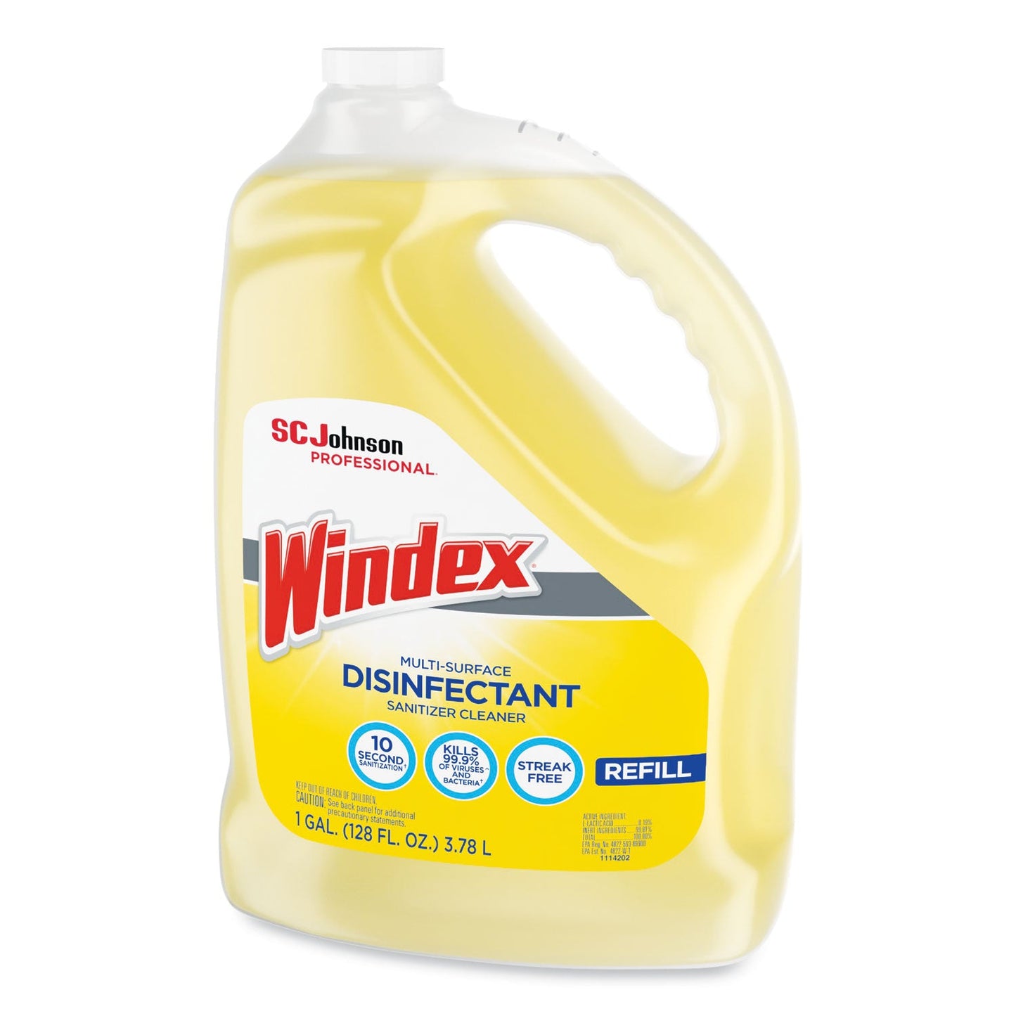 Multi-Surface Disinfectant Cleaner, Citrus, 1 gal Bottle - OrderMe