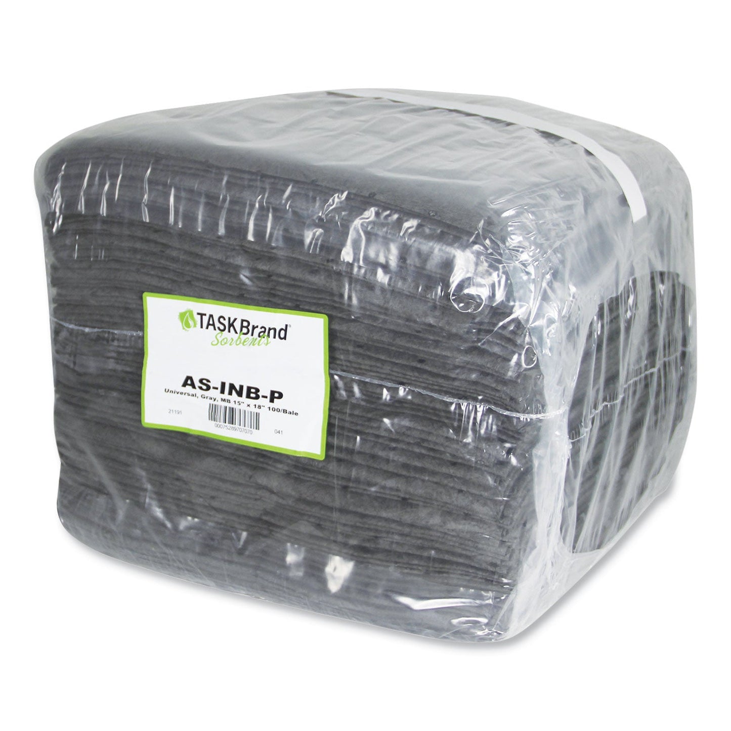TASKBrand All Sorb Industrial Sorbent Pad, 0.24 gal, 15 x 18, 100/Carton - OrderMe