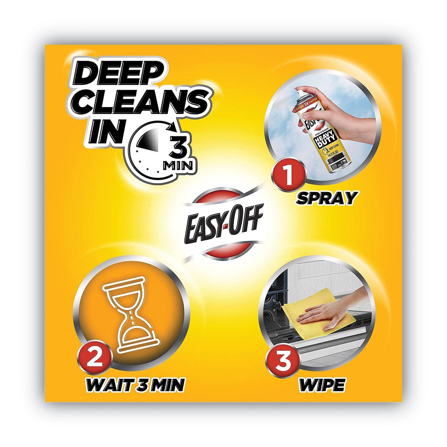 Heavy Duty Oven Cleaner, Fresh Scent, Foam, 14.5 oz Aerosol Spray, 12/Carton - OrderMe