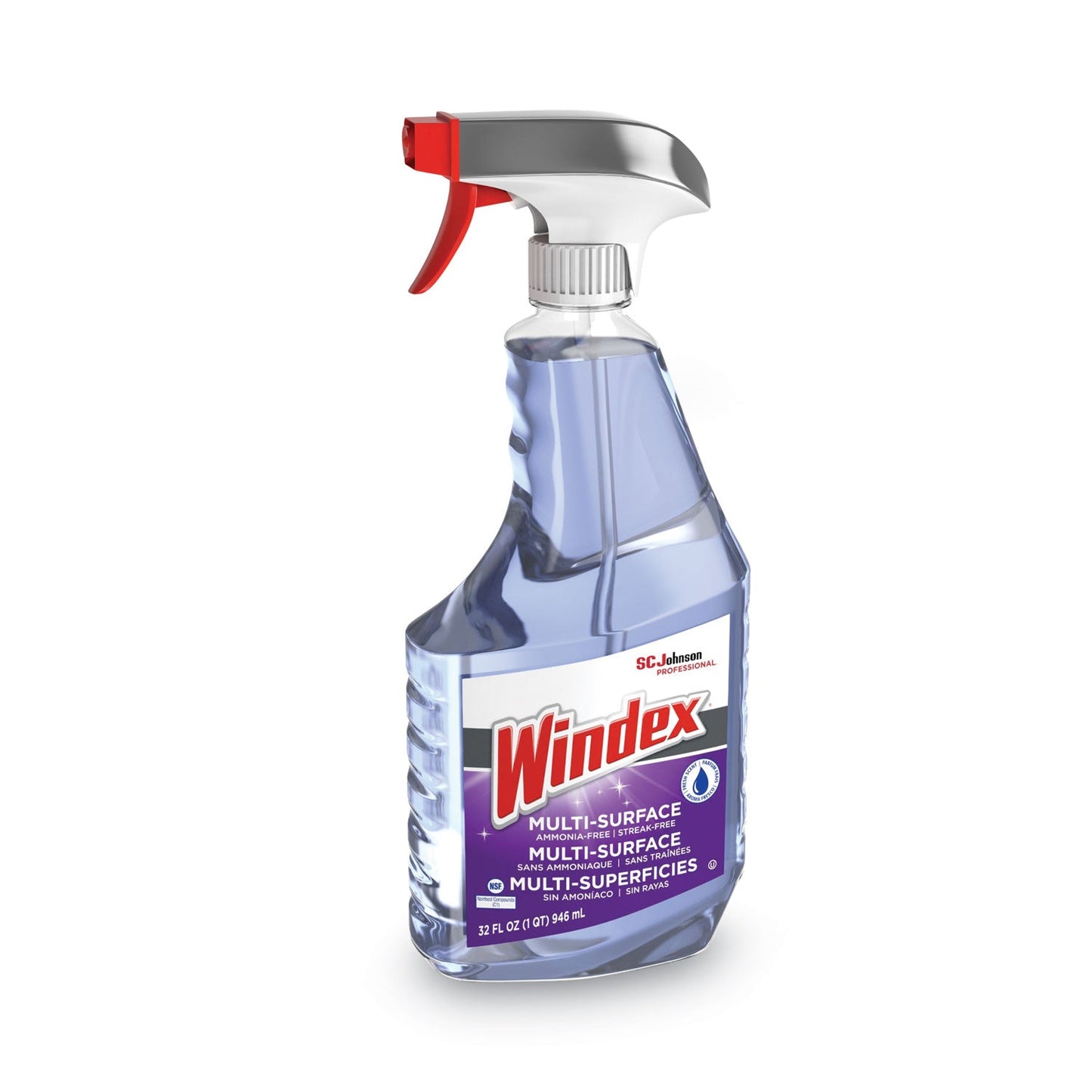 Non-Ammoniated Glass/Multi Surface Cleaner, Fresh Scent, 32 oz Bottle, 8/Carton - OrderMe