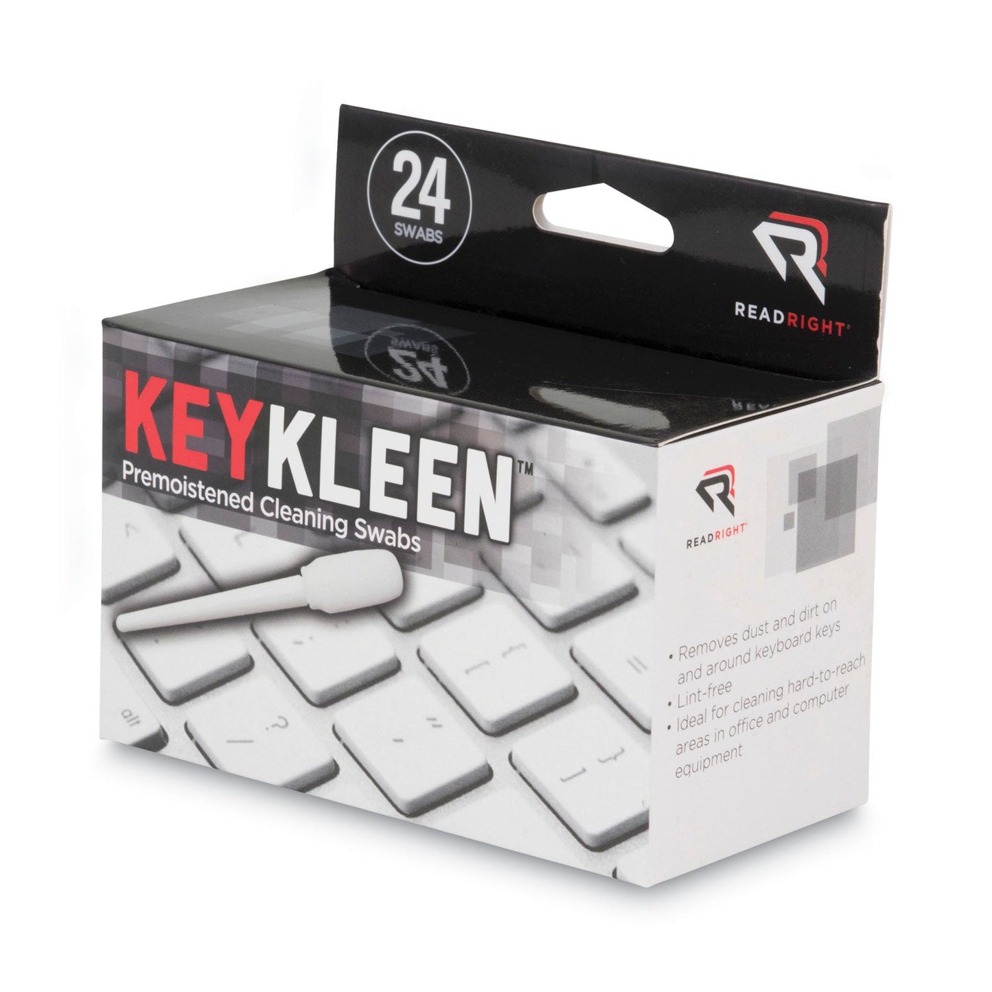 KeyKleen Premoistened Cleaning Swabs, 24/Box - OrderMe