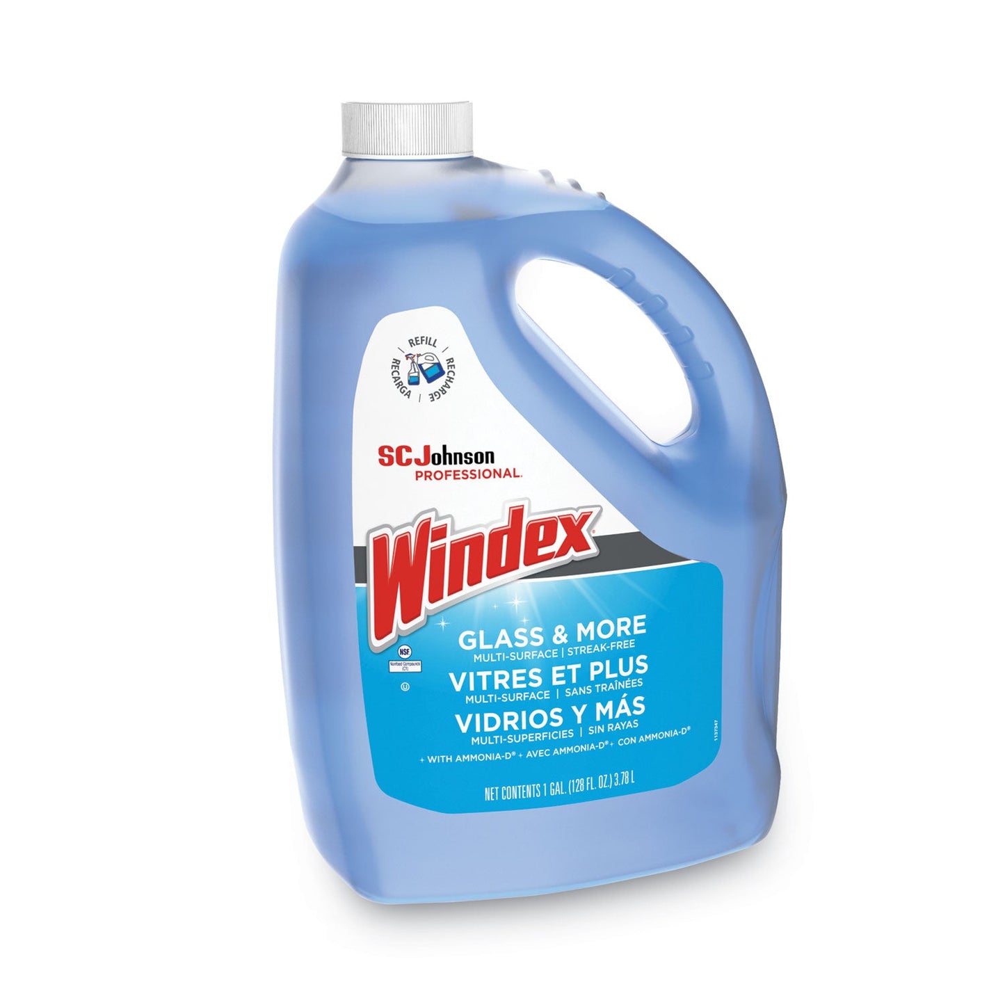 Glass Cleaner with Ammonia-D, 1 gal Bottle - OrderMe