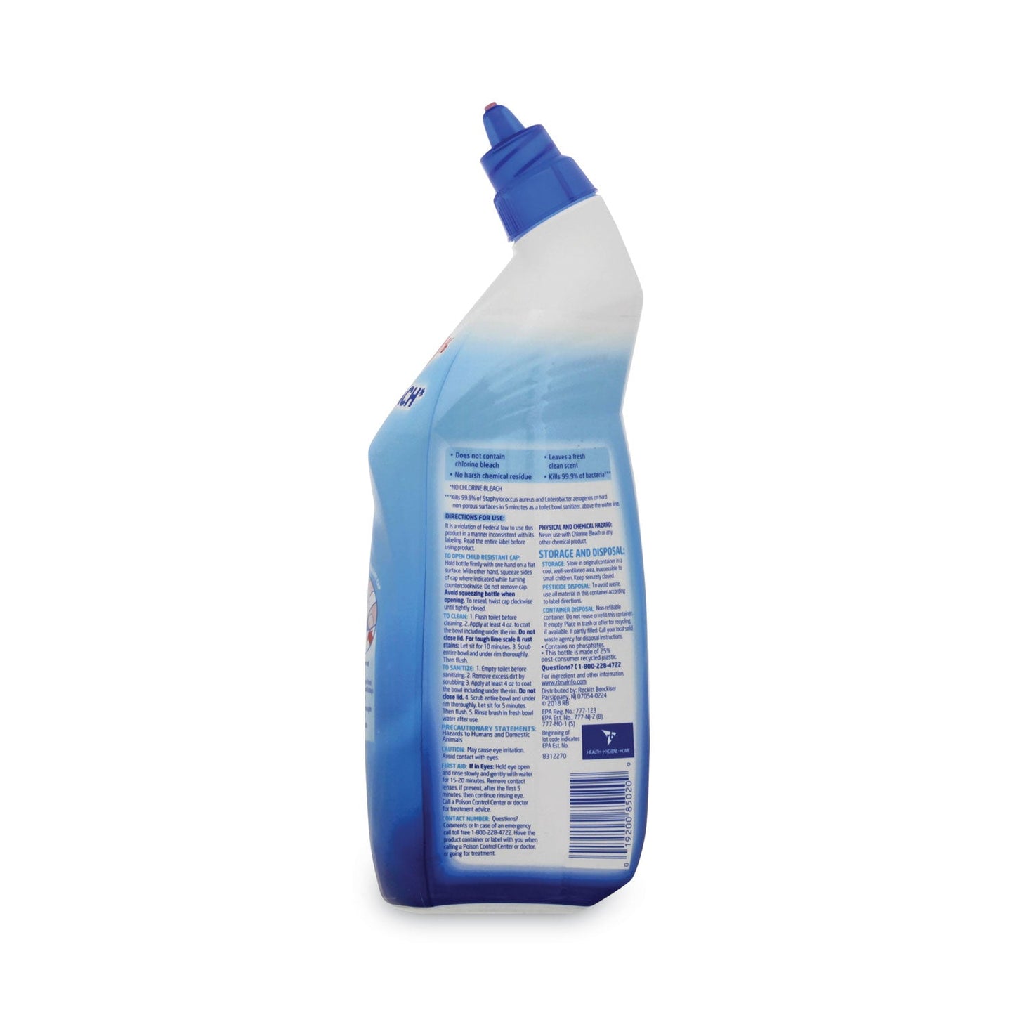 Toilet Bowl Cleaner with Hydrogen Peroxide, Ocean Fresh, 24 oz, 2/Pack - OrderMe