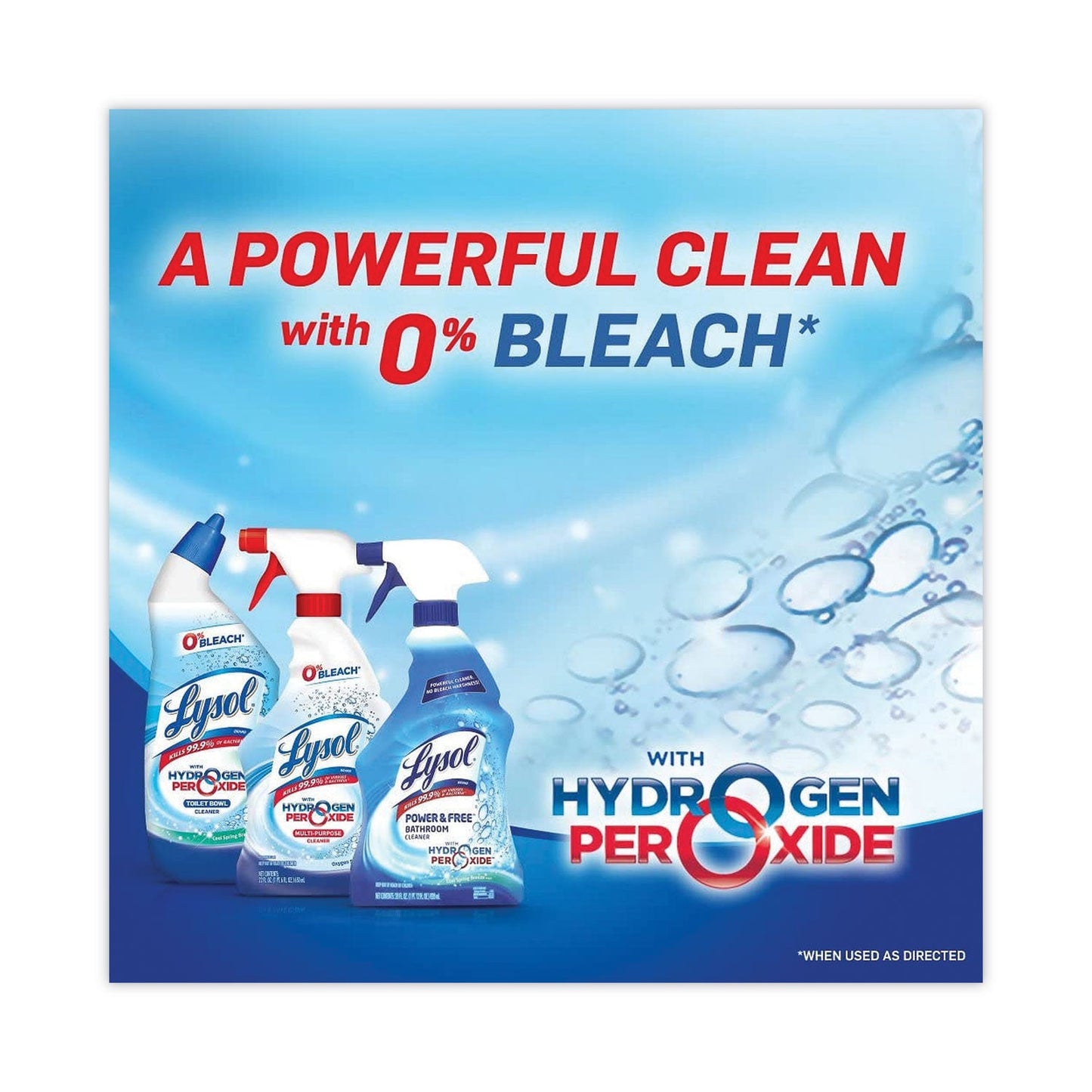 Toilet Bowl Cleaner with Hydrogen Peroxide, Ocean Fresh, 24 oz Angle Neck Bottle, 2/Pack, 4 Packs/Carton - OrderMe