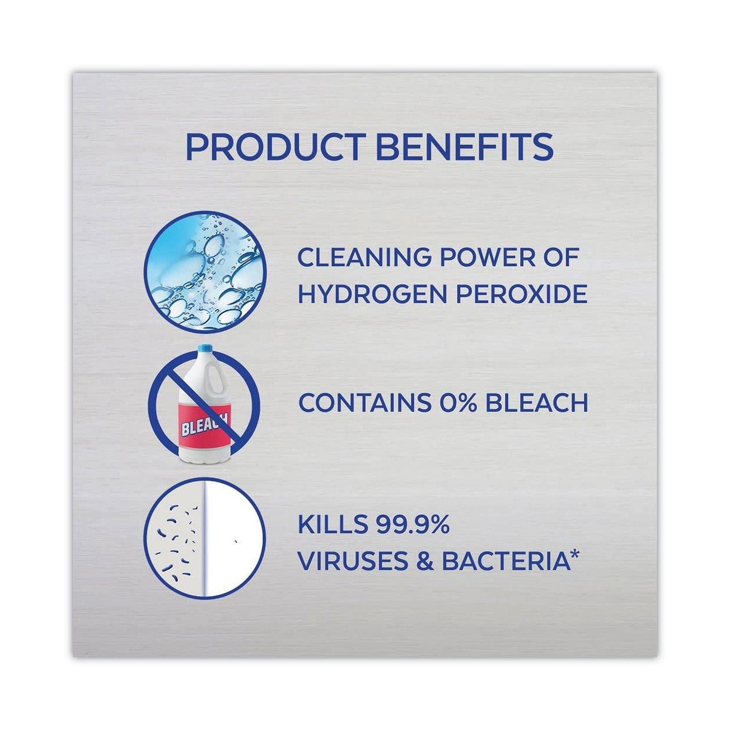 Toilet Bowl Cleaner with Hydrogen Peroxide, Ocean Fresh, 24 oz Angle Neck Bottle, 2/Pack, 4 Packs/Carton - OrderMe
