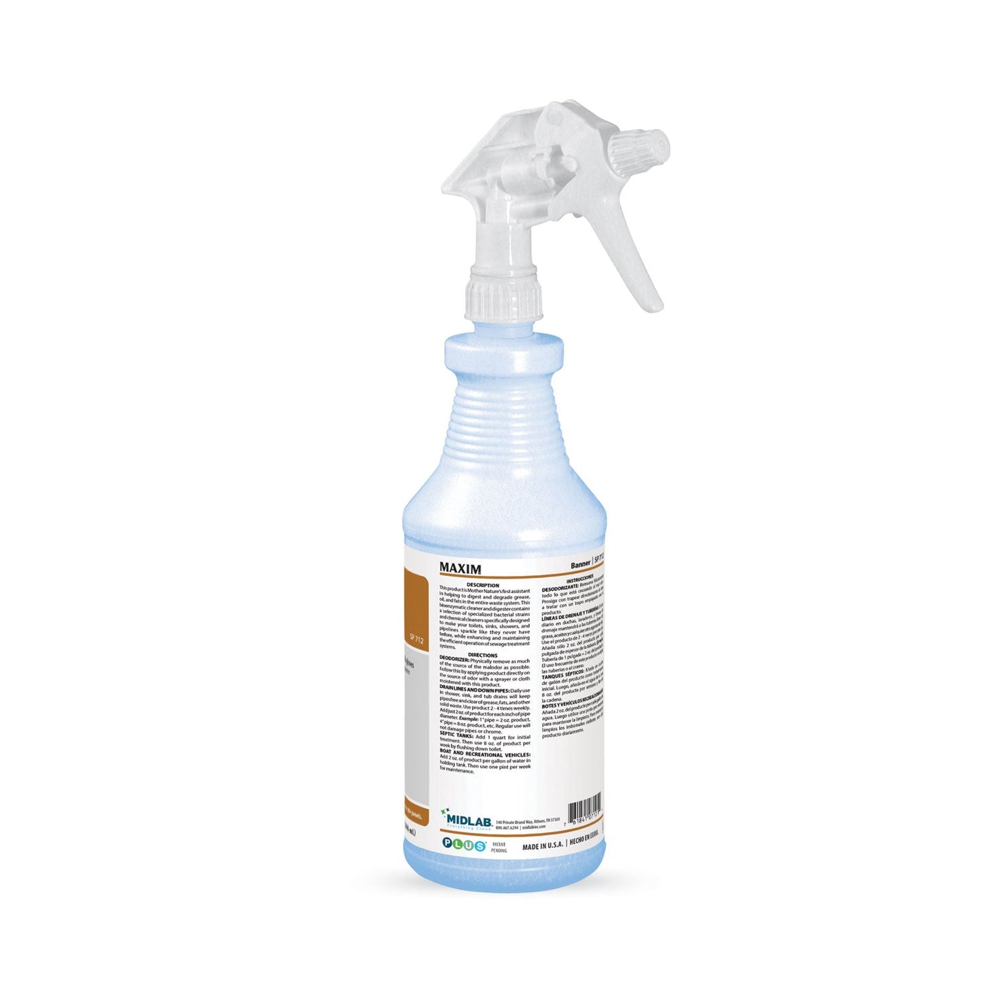 Banner Bio-Enzymatic Cleaner, Safe-to-Ship, Fresh Scent, 32 oz Bottle, 6/Carton - OrderMe