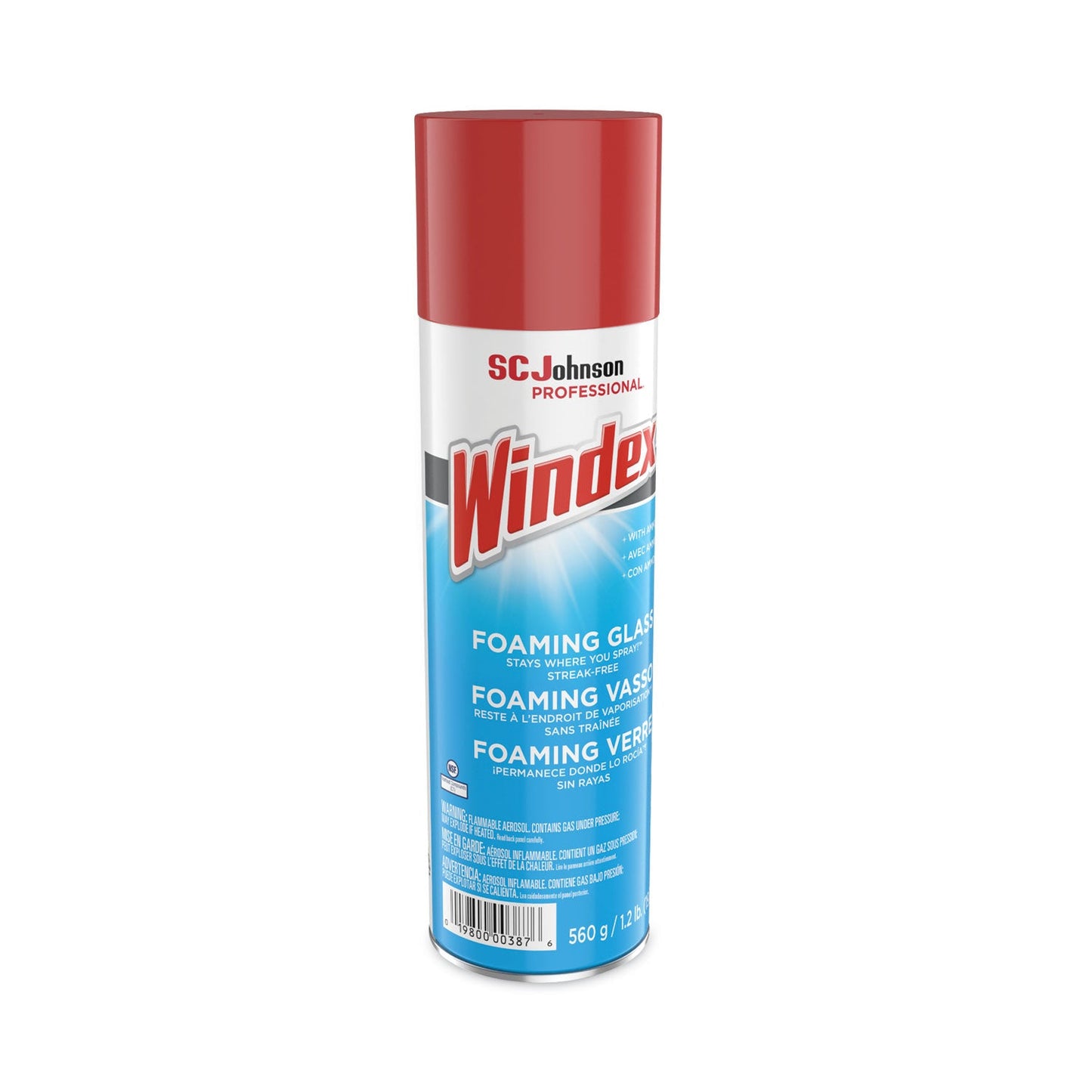 Foaming Glass Cleaner, Fresh, 20 oz Aerosol Spray - OrderMe