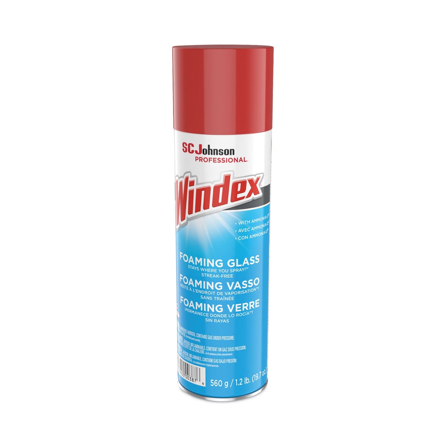 Foaming Glass Cleaner, Fresh, 20 oz Aerosol Spray - OrderMe