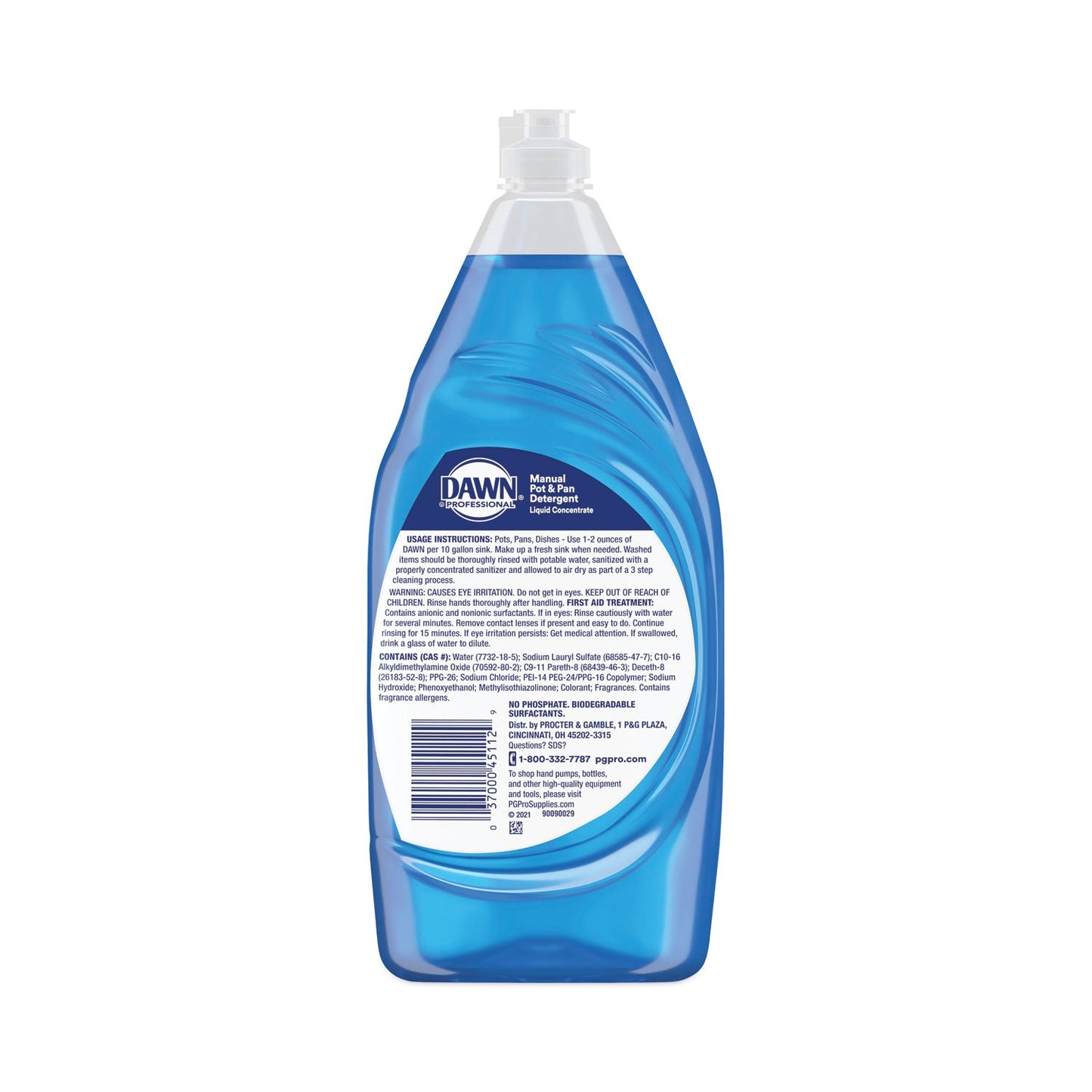Manual Pot/Pan Dish Detergent, 38 oz Bottle, 8/Carton - OrderMe