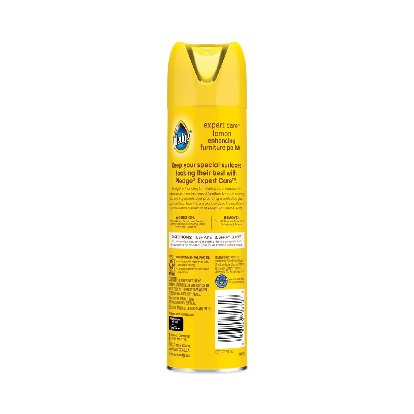 Furniture Polish, Lemon, 9.7 oz Aerosol Spray - OrderMe