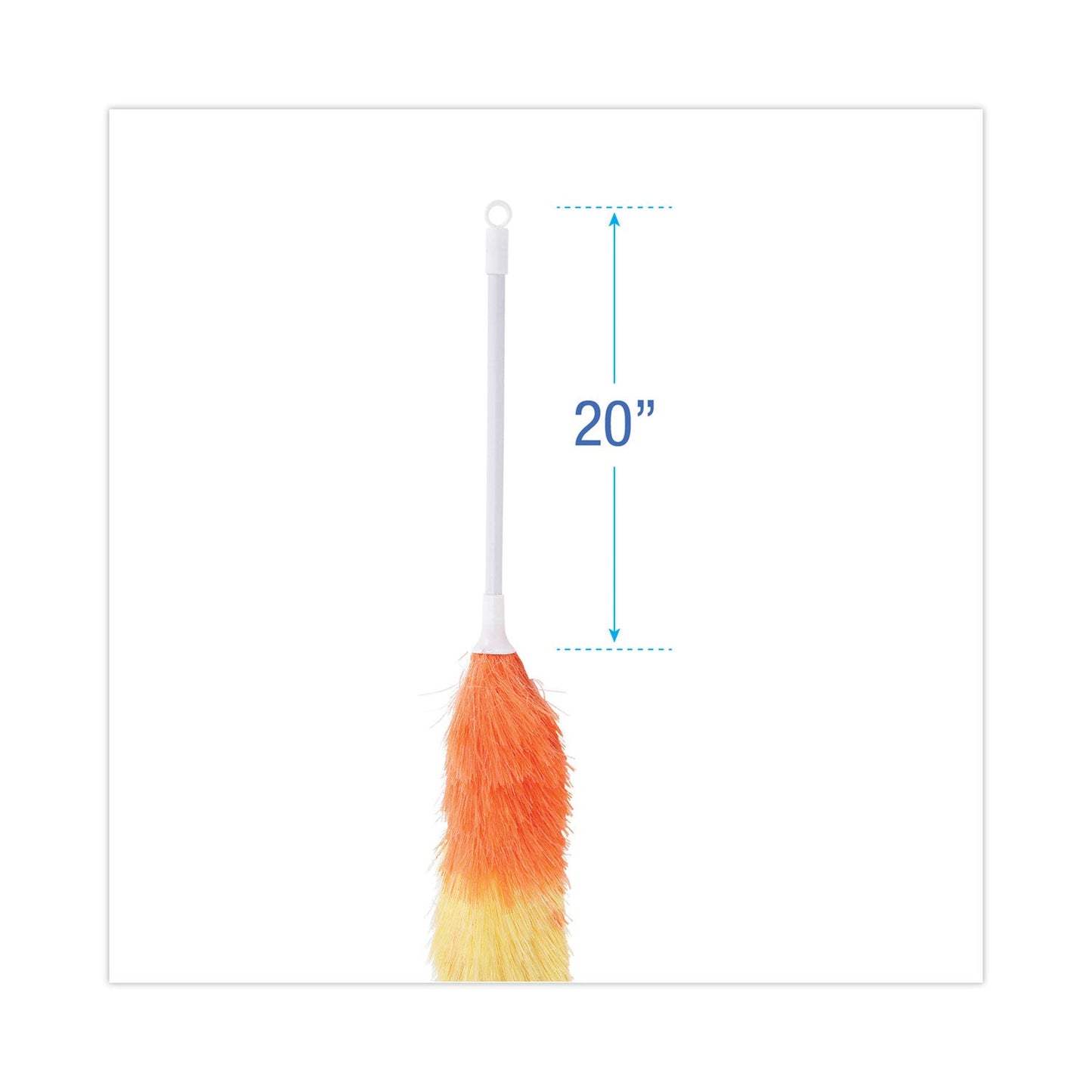 Polywool Duster w/20" Plastic Handle, Assorted Colors - OrderMe