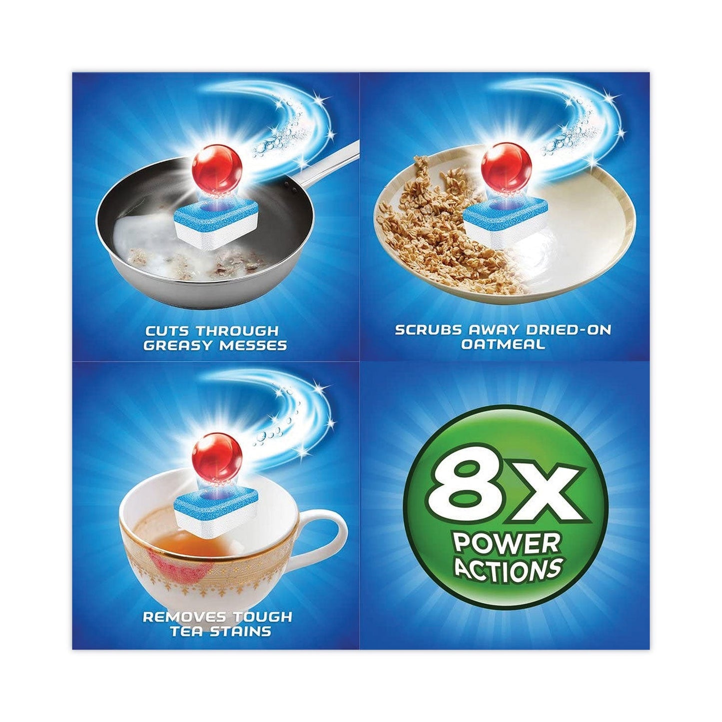 Powerball Dishwasher Tabs, Fresh Scent, 94/Box - OrderMe