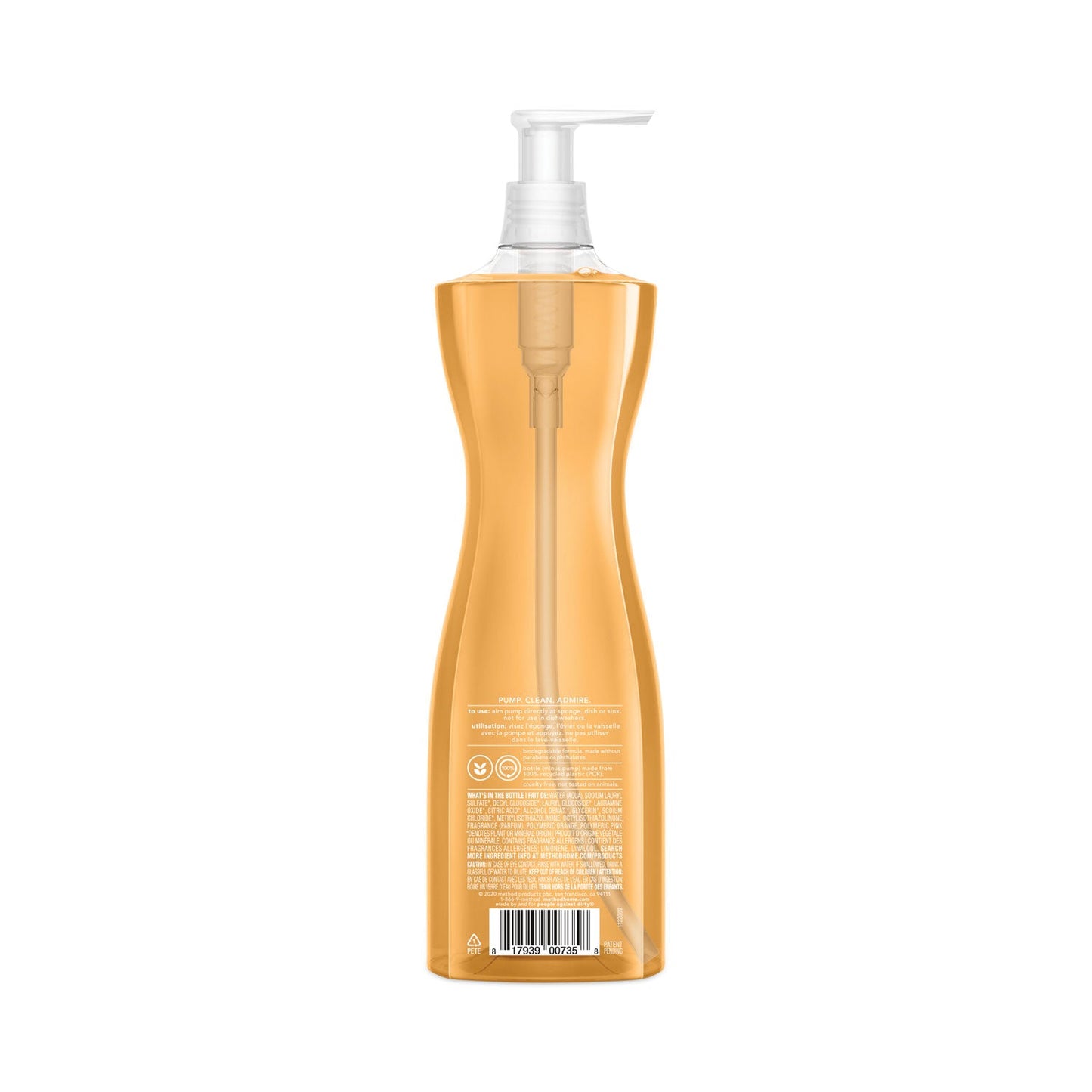 Dish Soap, Clementine, 18 oz Pump Bottle - OrderMe