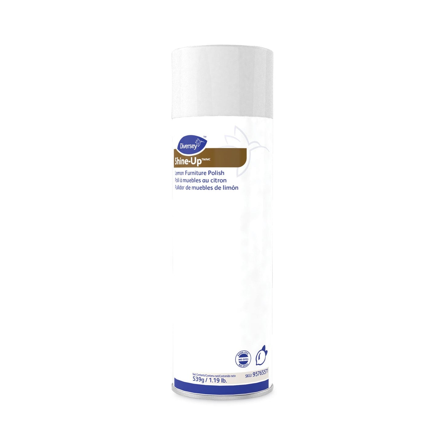 Shine-Up Furniture Cleaner, Lemon Scent, 13.8 oz Aerosol Spray, 12/Carton - OrderMe