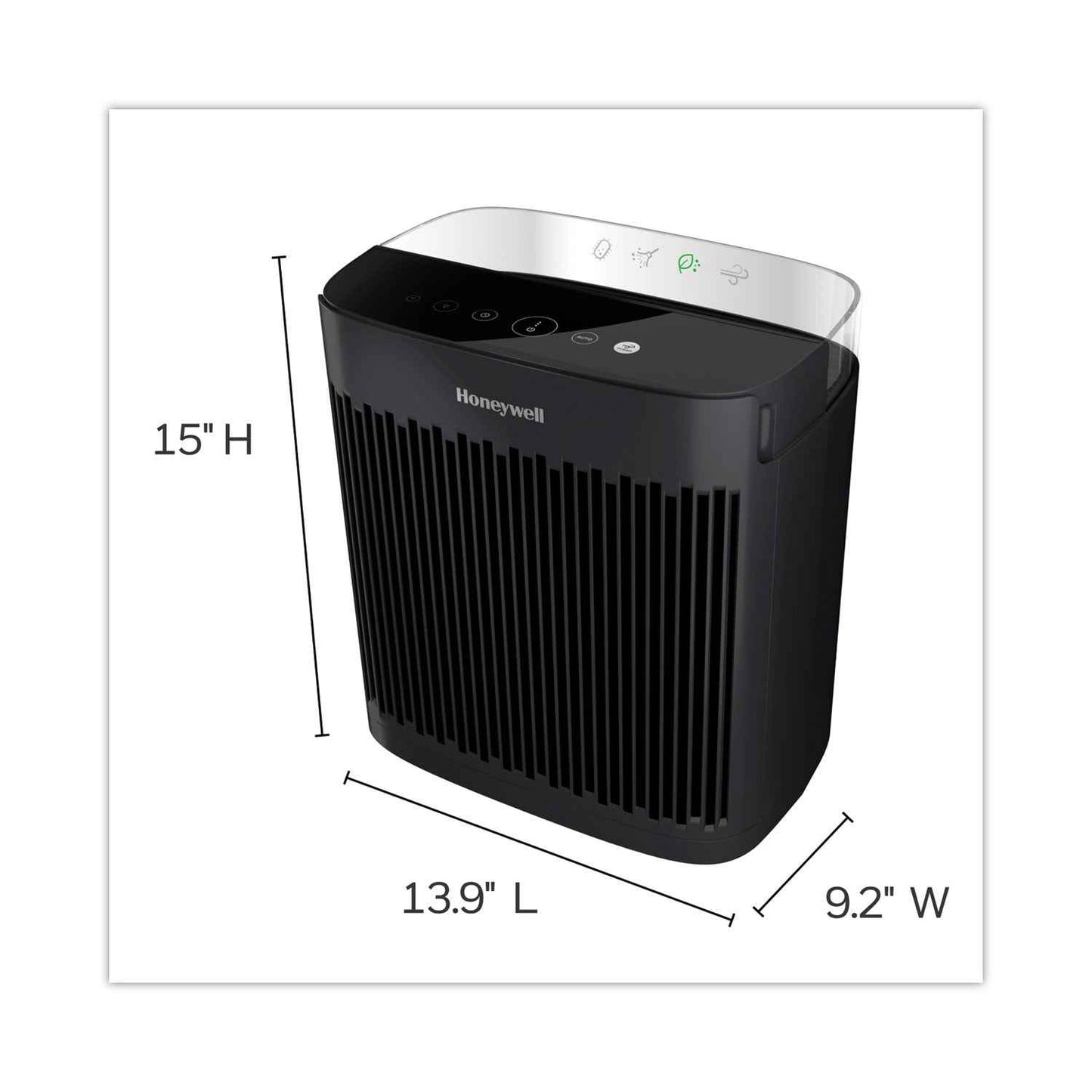 InSight HEPA Air Purifier HPA5100B, 190 sq ft Room Capacity, Black - OrderMe