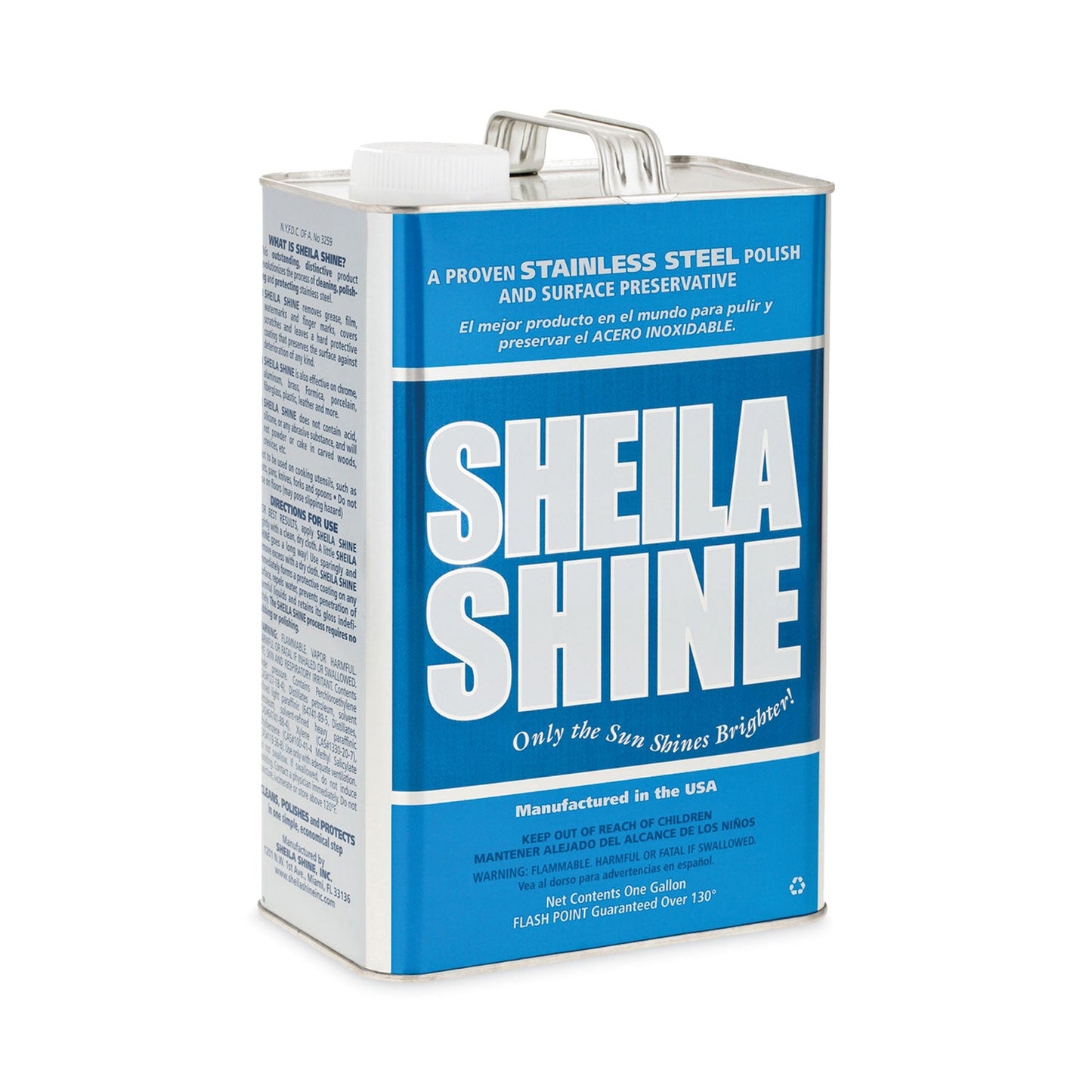 Stainless Steel Cleaner and Polish, 1 gal Can, 4/Carton - OrderMe