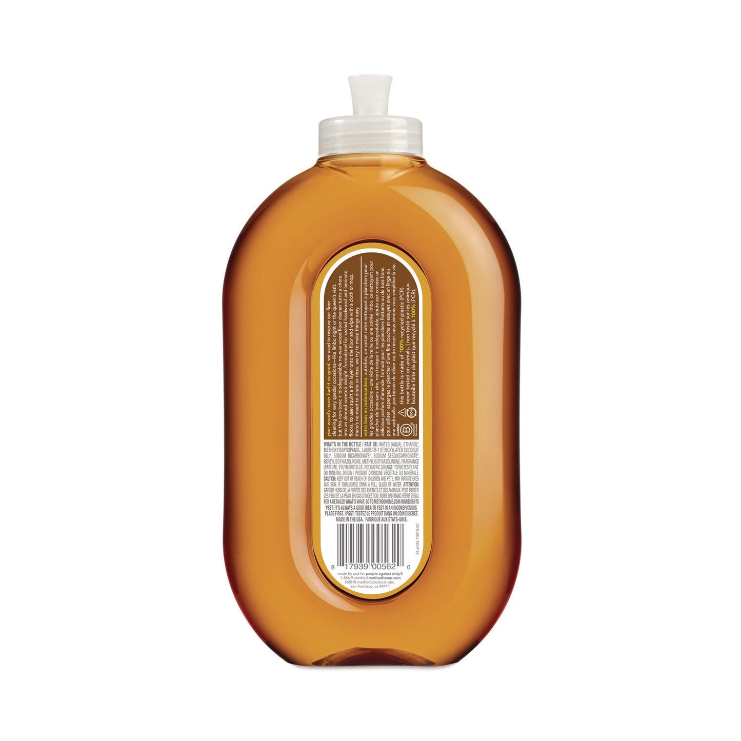 Squirt + Mop Wood Floor Cleaner, Almond Scent, 25 oz Squirt Bottle, 6/Carton - OrderMe