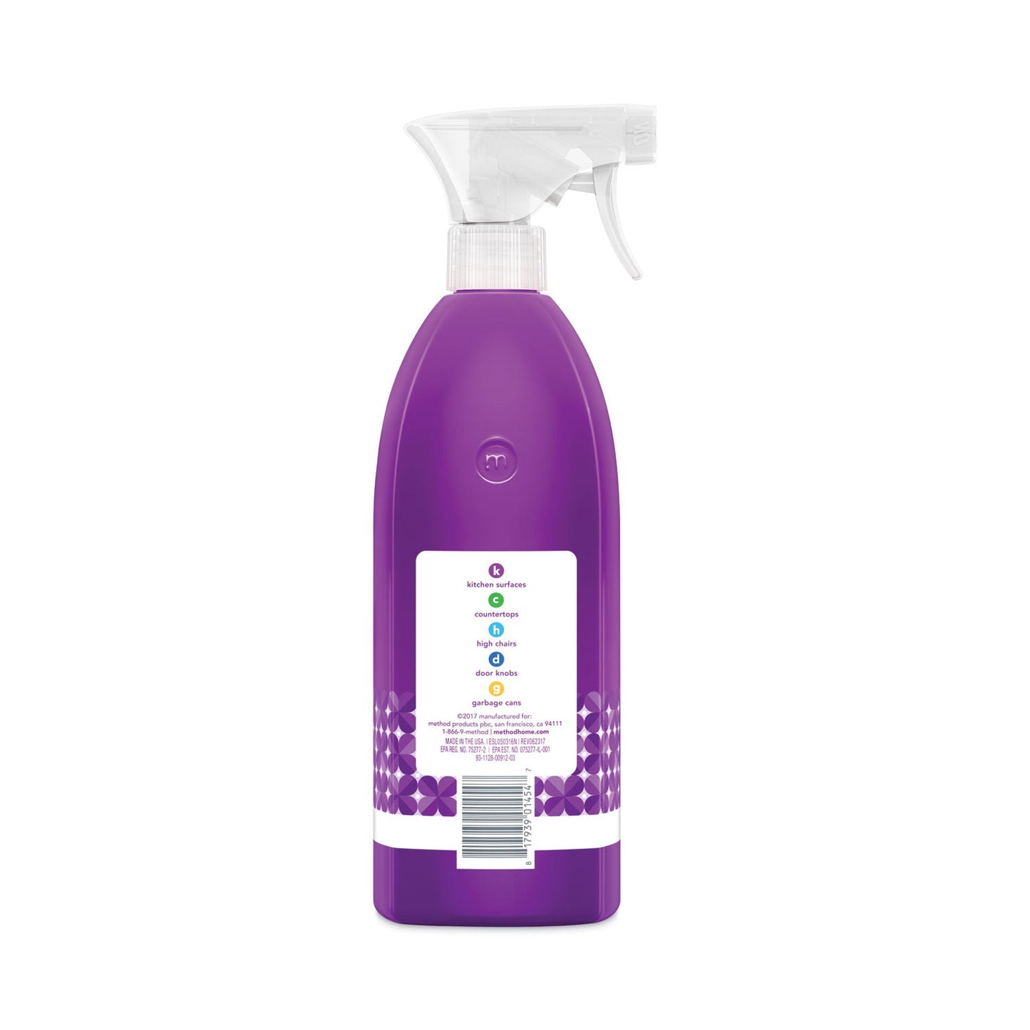 Antibac All-Purpose Cleaner, Wildflower, 28 oz Spray Bottle, 8/Carton - OrderMe