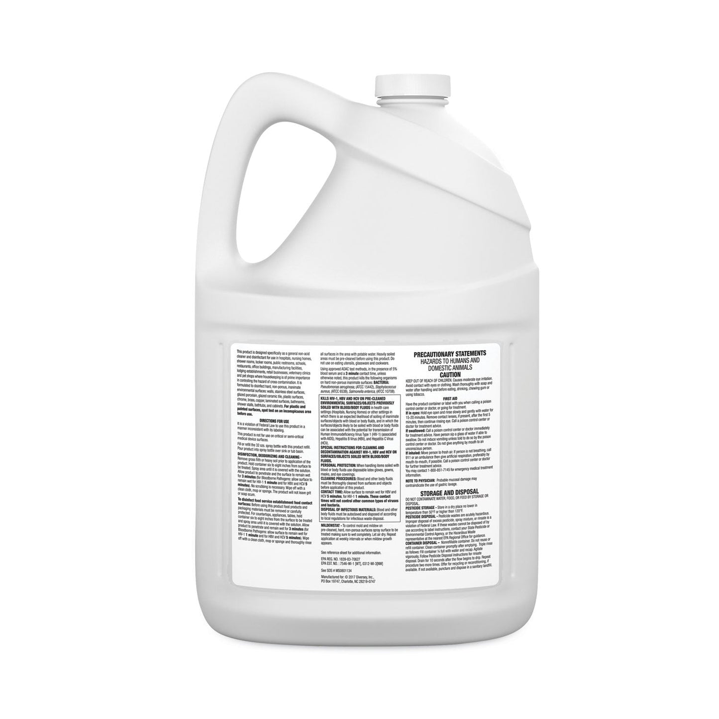 Virex All-Purpose Disinfectant Cleaner, Lemon Scent, 1 gal Container, 2/Carton - OrderMe