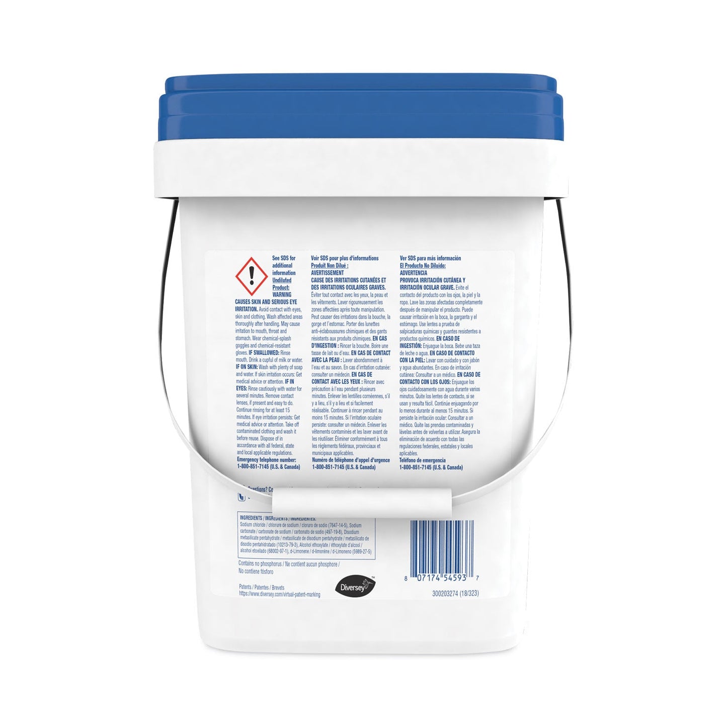 Whistle Multi-Purpose Powder Detergent, Citrus, 19 lb Pail - OrderMe