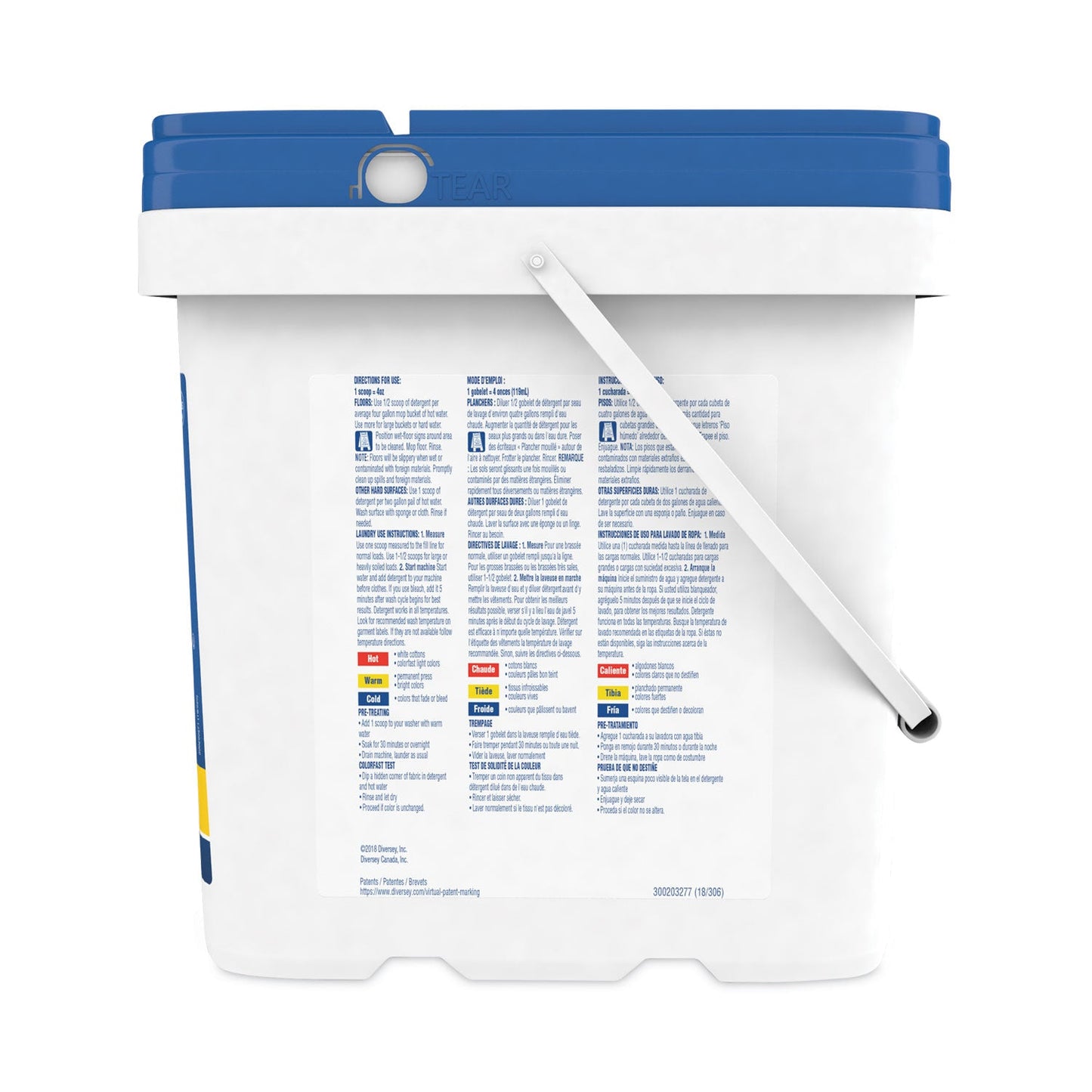 Whistle Multi-Purpose Powder Detergent, Citrus, 19 lb Pail - OrderMe