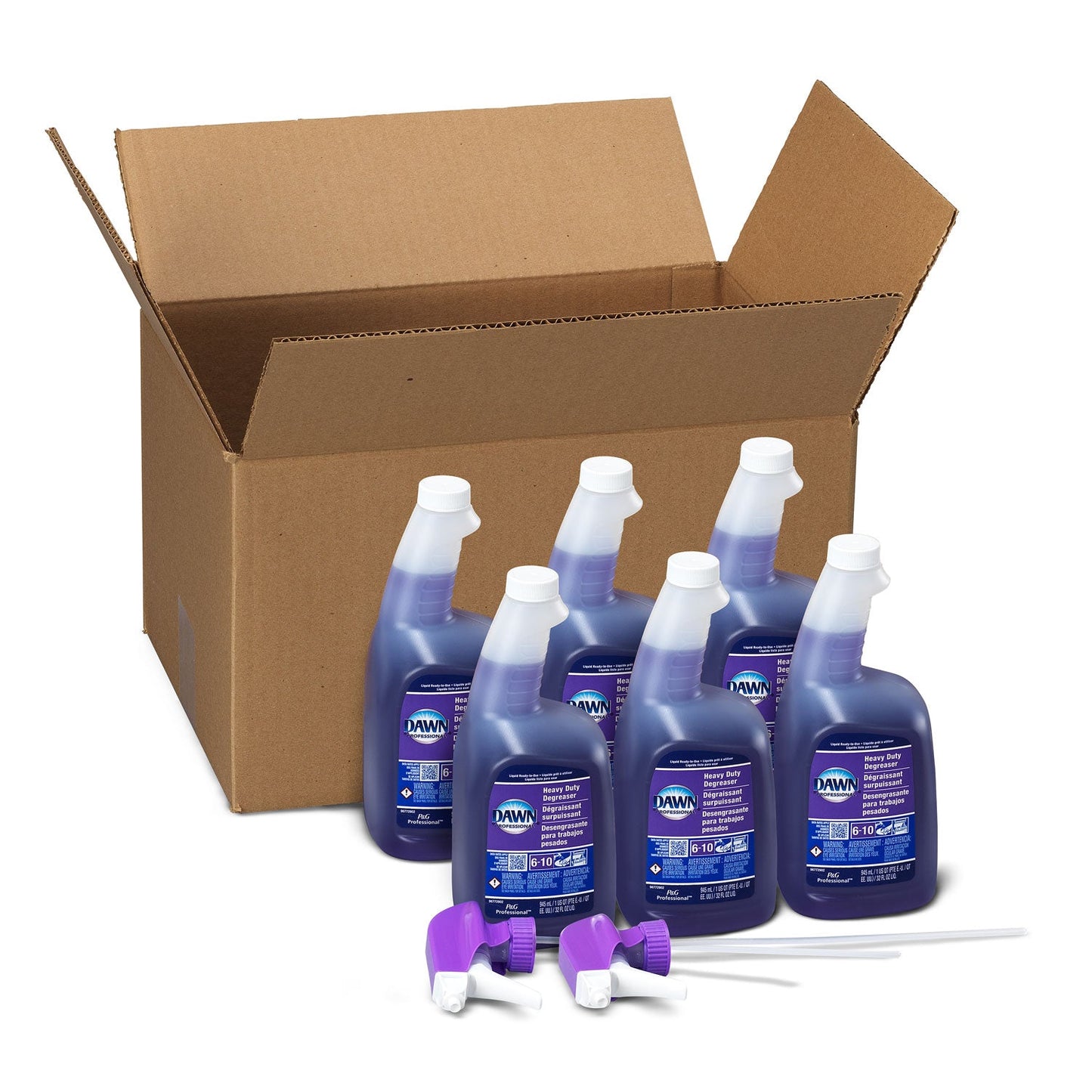 Heavy Duty Degreaser Spray, 32 oz Bottle, 6/Carton - OrderMe