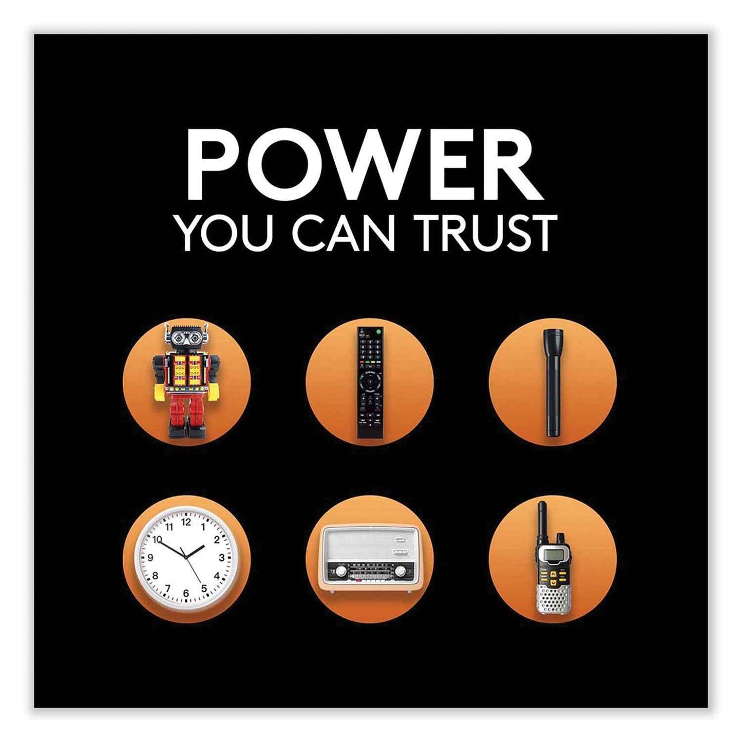 CopperTop Alkaline 9V Batteries, 4/Pack
