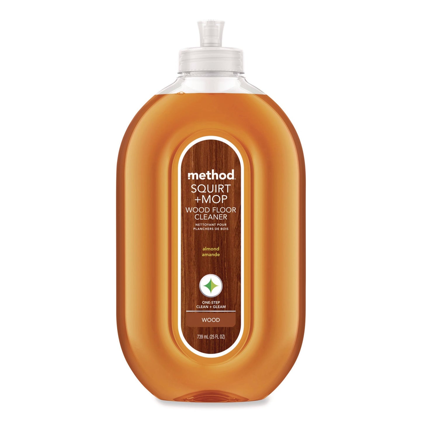 Squirt + Mop Wood Floor Cleaner, Almond Scent, 25 oz Squirt Bottle, 6/Carton - OrderMe