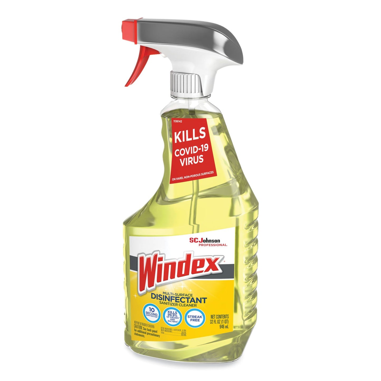 Multi-Surface Disinfectant Cleaner, Fresh Scent, 32 oz Spray Bottle, 8/Carton - OrderMe